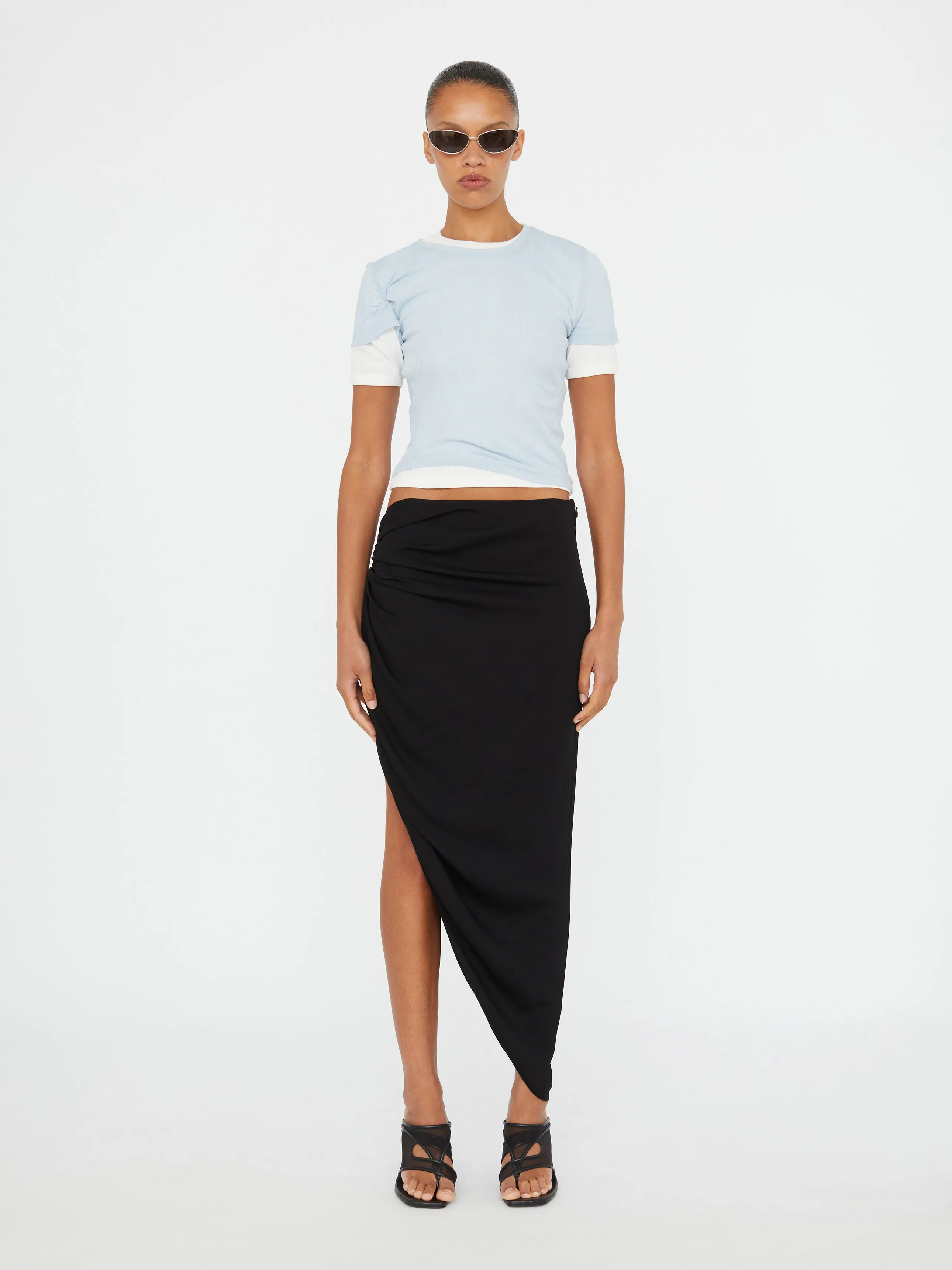 Crescent Gather Skirt sold by Christopher Esber