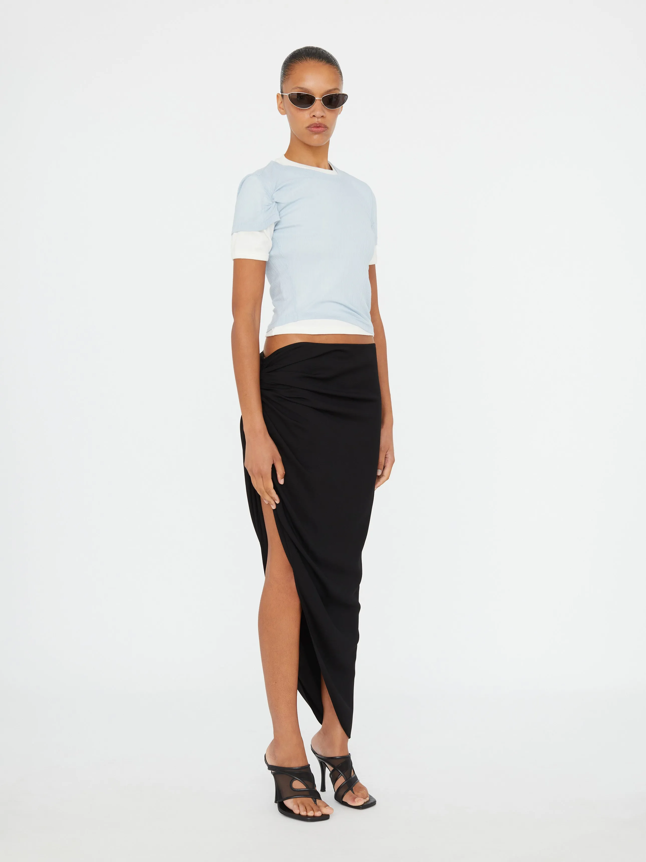 Crescent Gather Skirt sold by Christopher Esber product image thumbnail 2