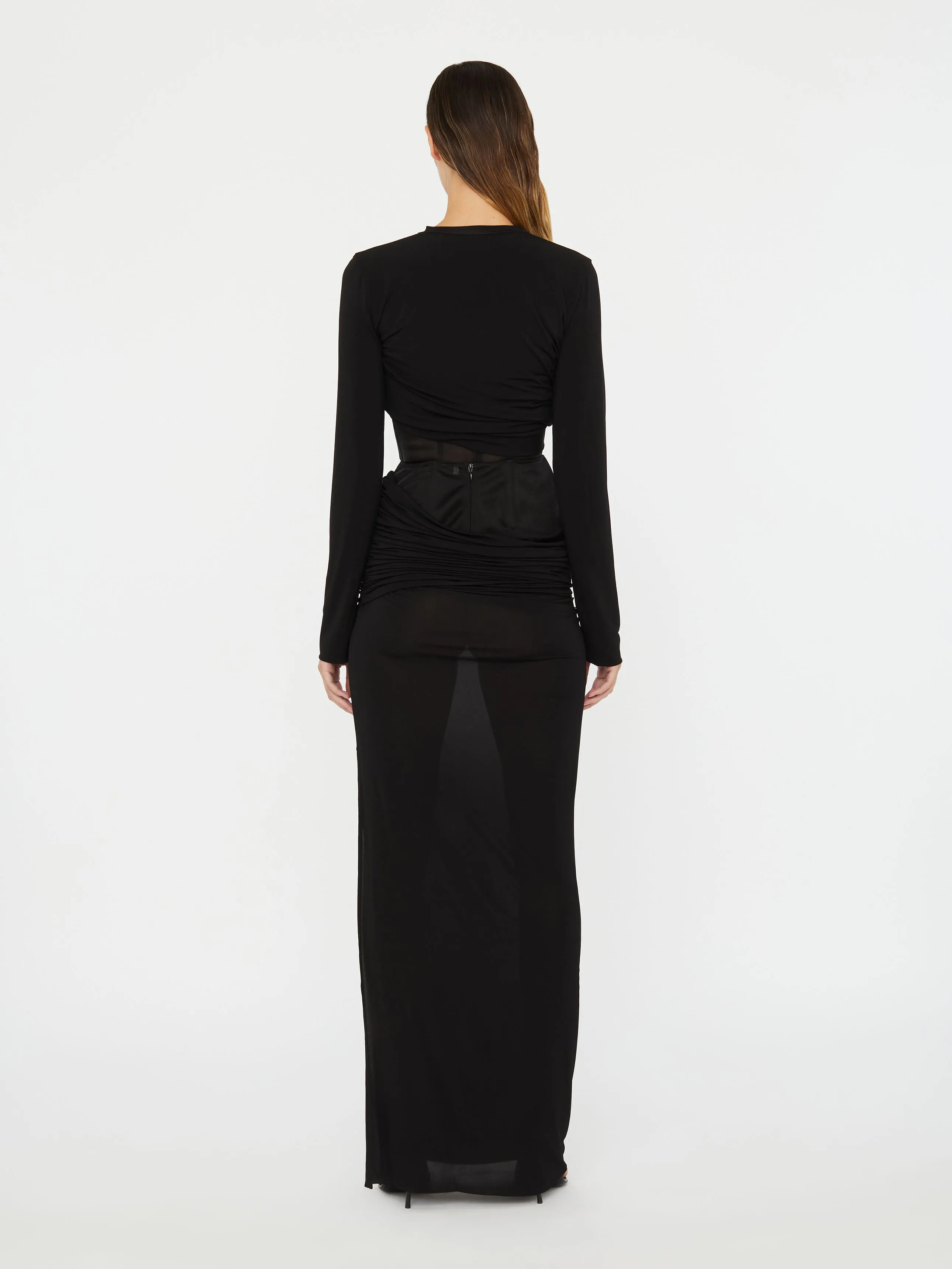 Coiled Jersey Corseted Skirt sold by Christopher Esber product image thumbnail 5