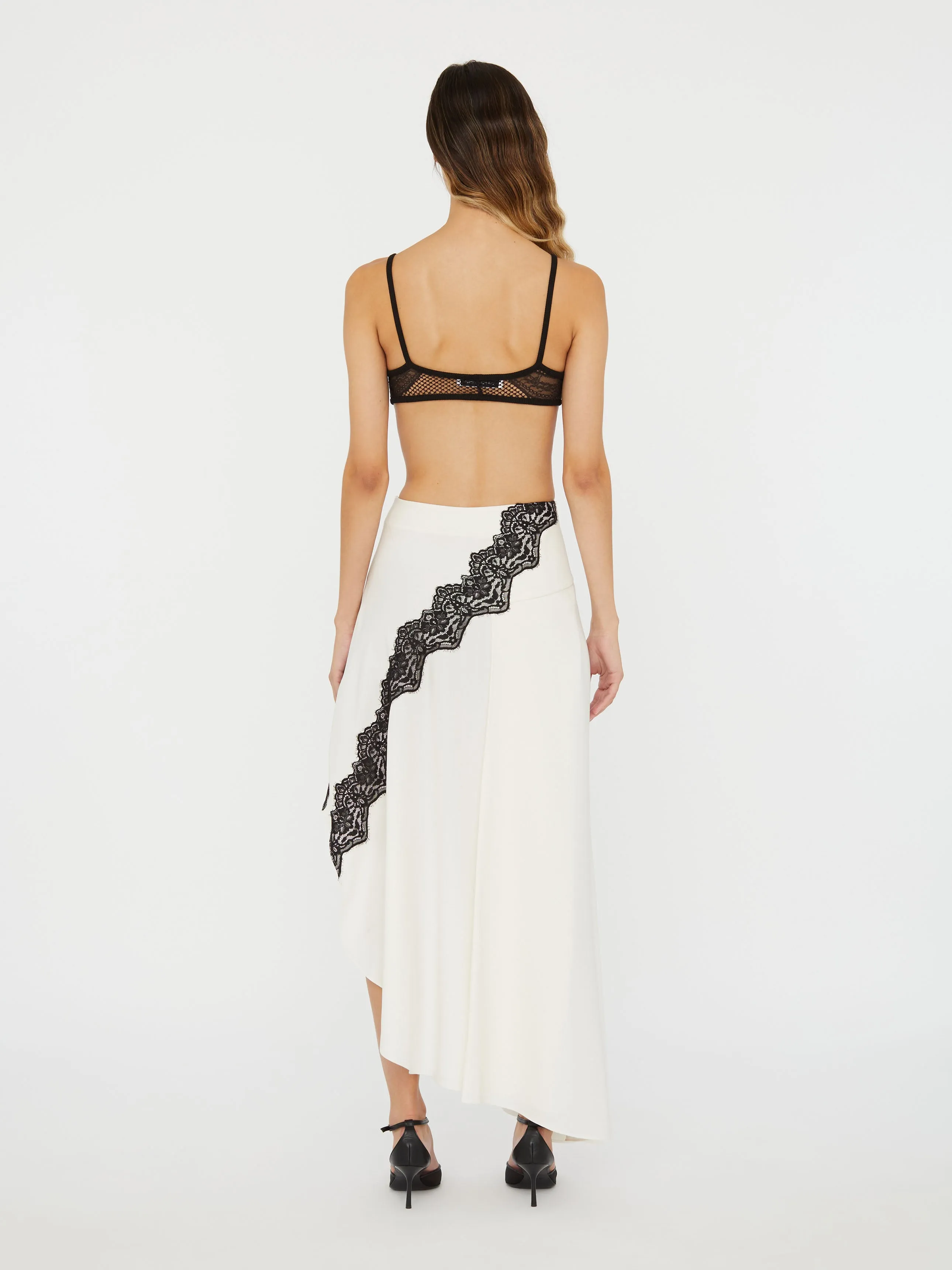 Verner Lace Asymmetric Skirt sold by Christopher Esber product image thumbnail 5