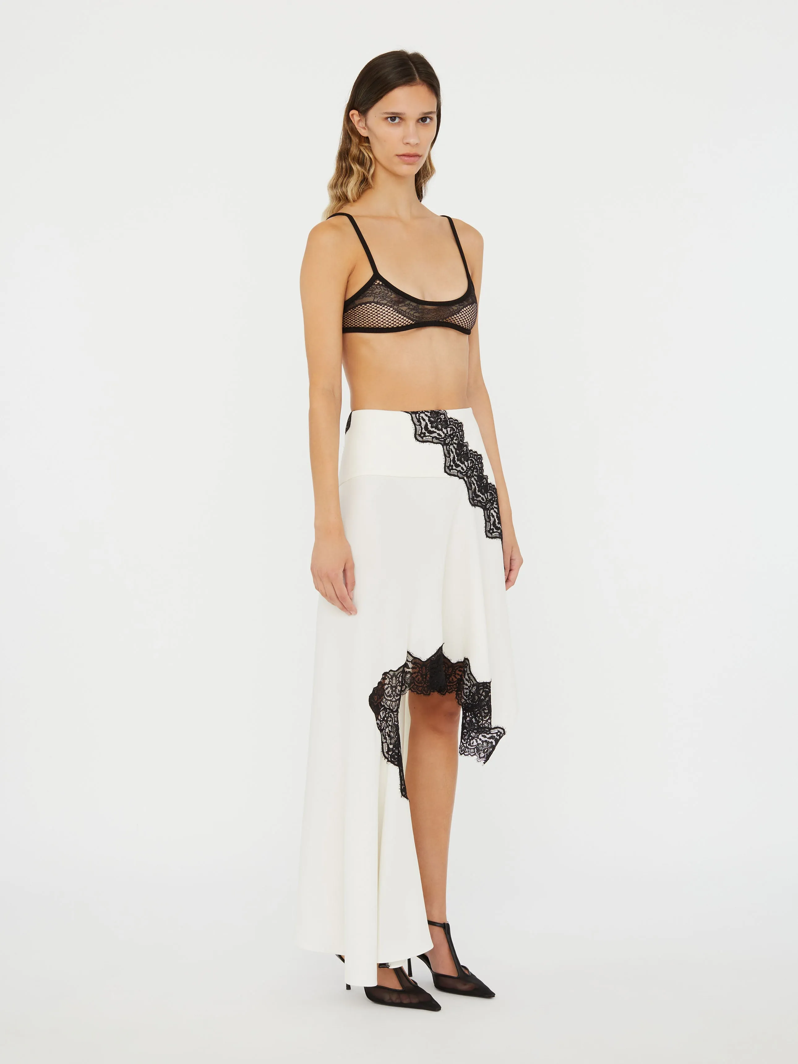 Verner Lace Asymmetric Skirt sold by Christopher Esber product image thumbnail 2