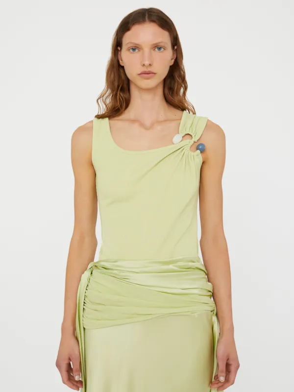 S-Buckle Scoop Tank sold by Christopher Esber