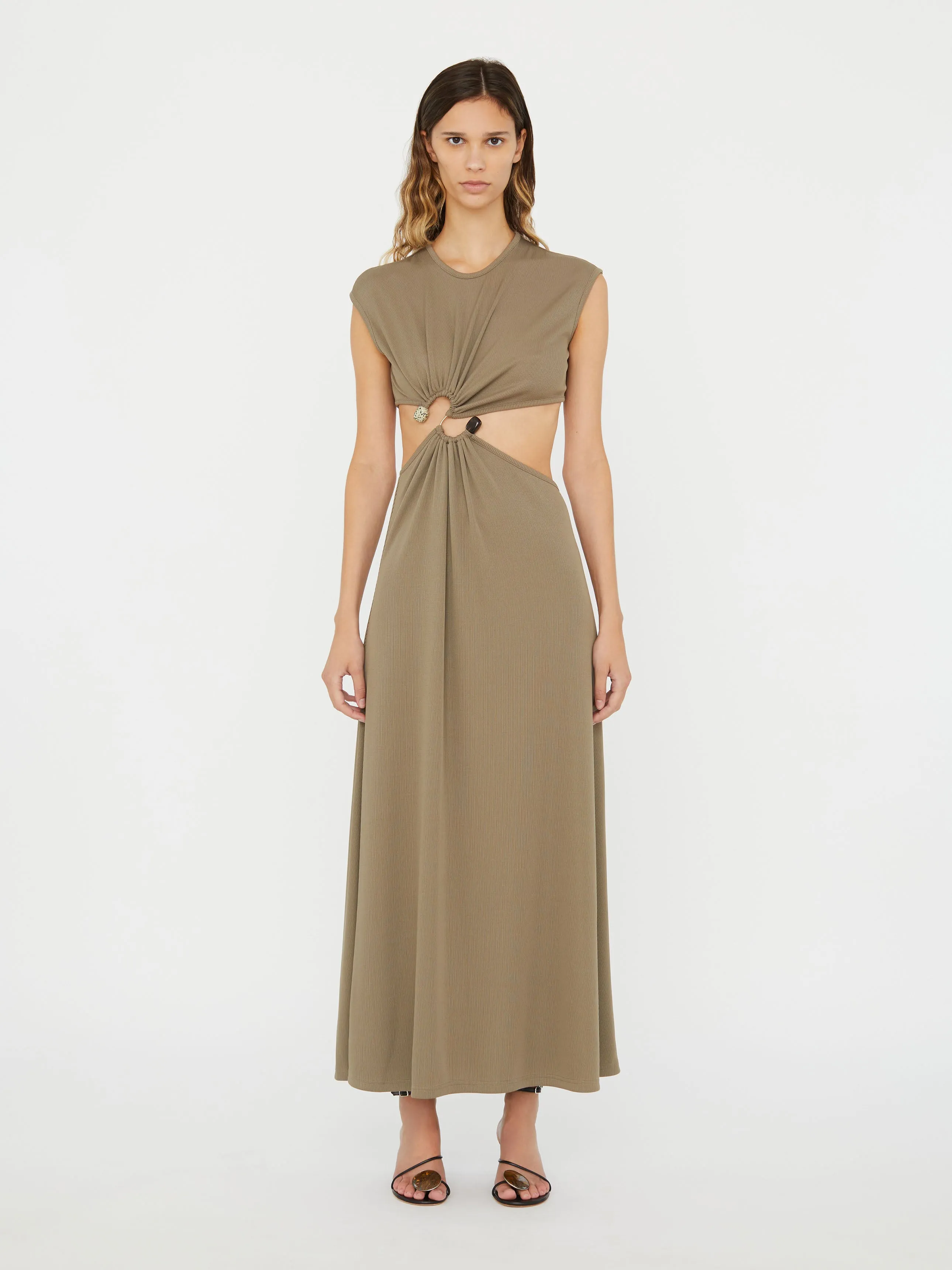 S-Buckle Tank Dress sold by Christopher Esber