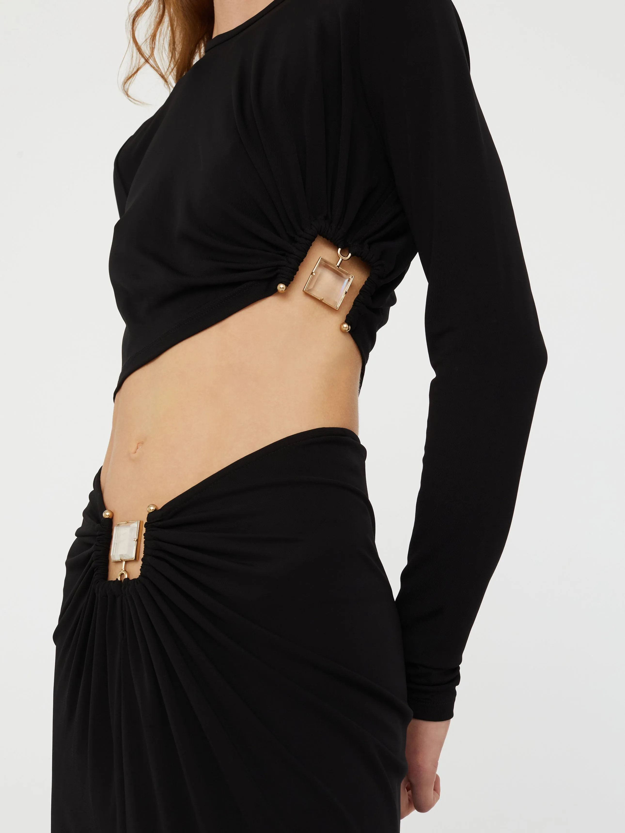 Bezel Quartz Long Sleeve Top sold by Christopher Esber product image thumbnail 2