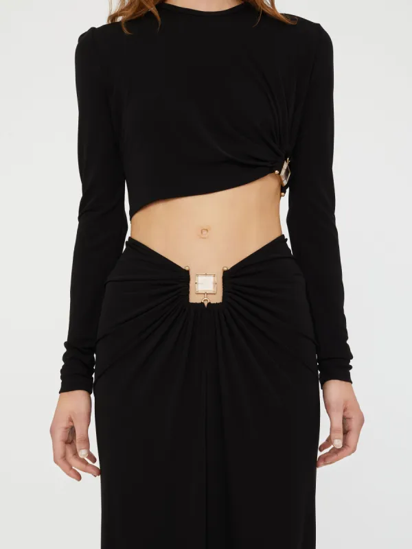 Bezel Quartz Long Sleeve Top made by Christopher Esber