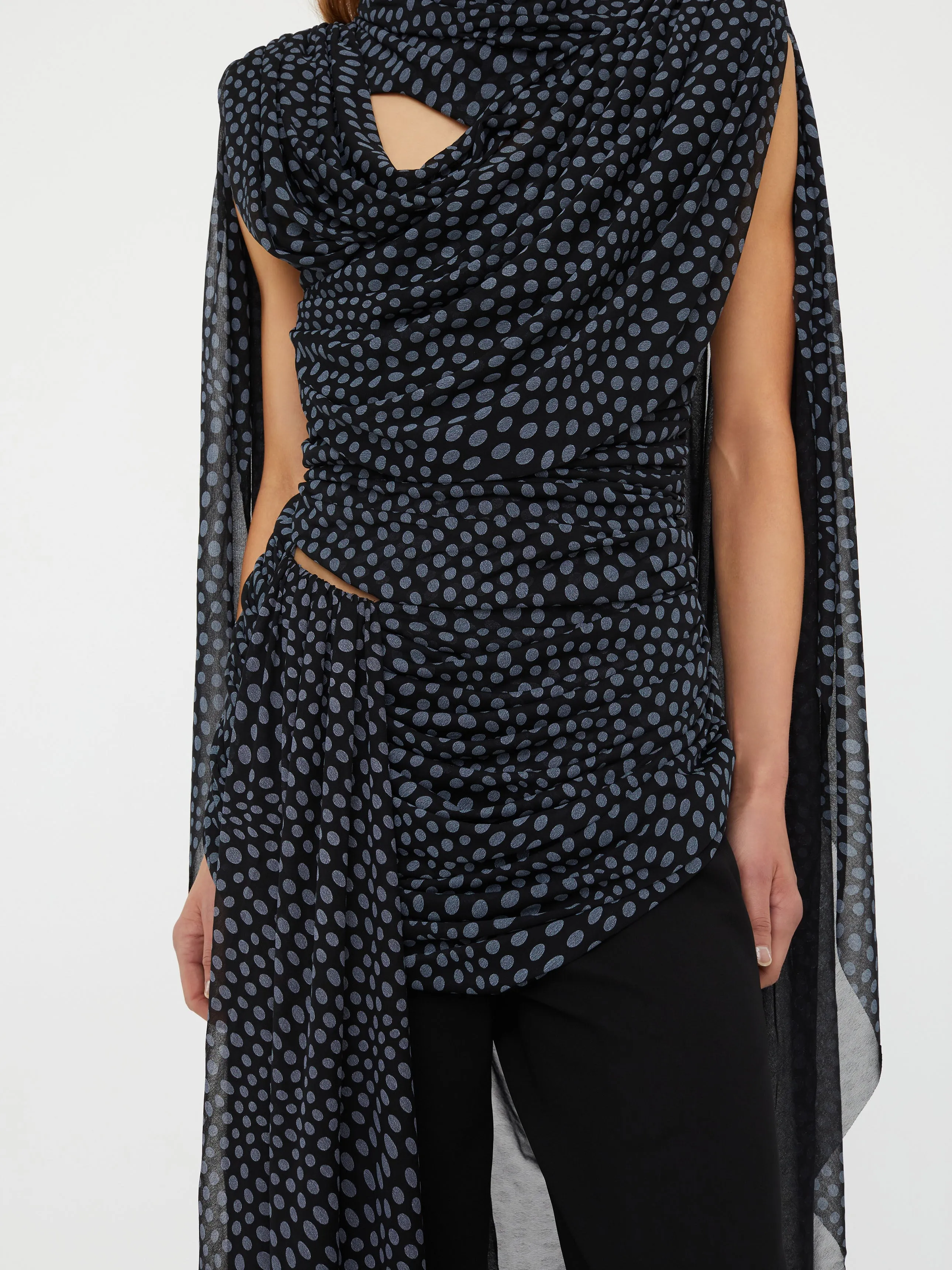 Torrent Draped Mini Dress sold by Christopher Esber product image thumbnail 5