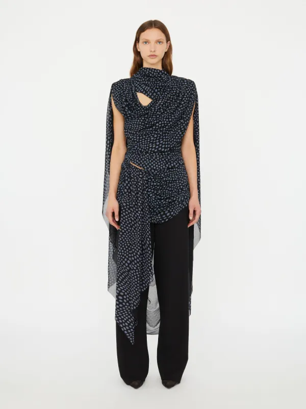 Torrent Draped Mini Dress sold by Christopher Esber