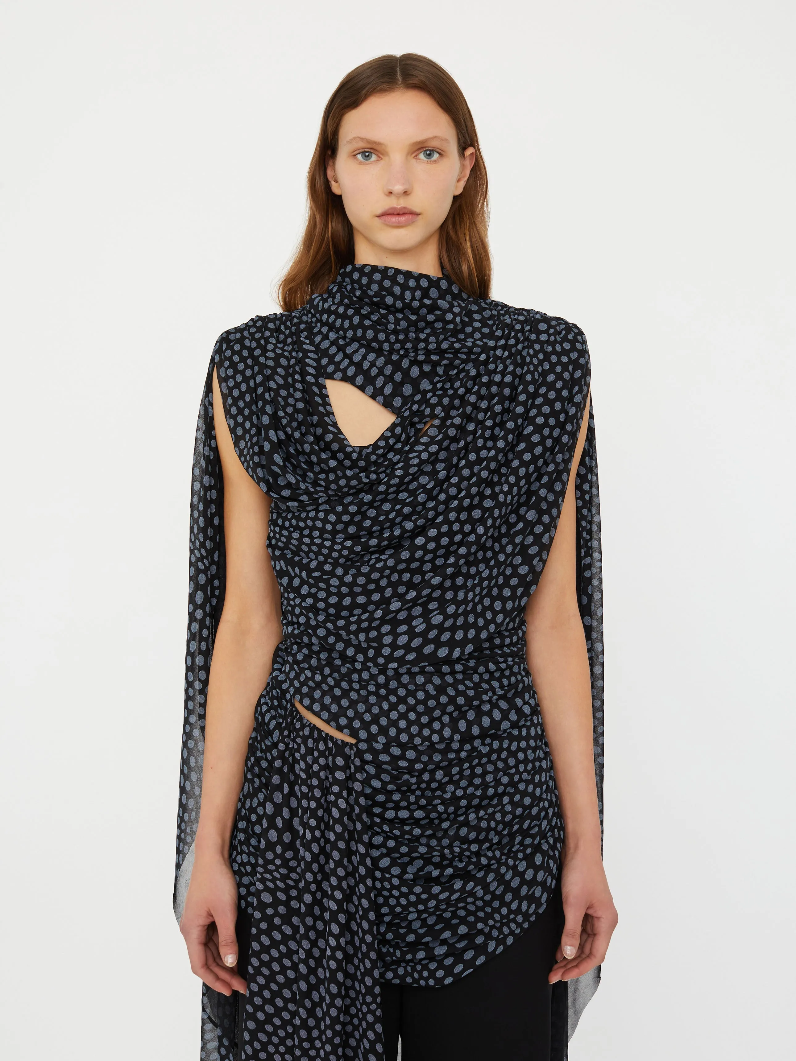 Torrent Draped Mini Dress sold by Christopher Esber product image thumbnail 3