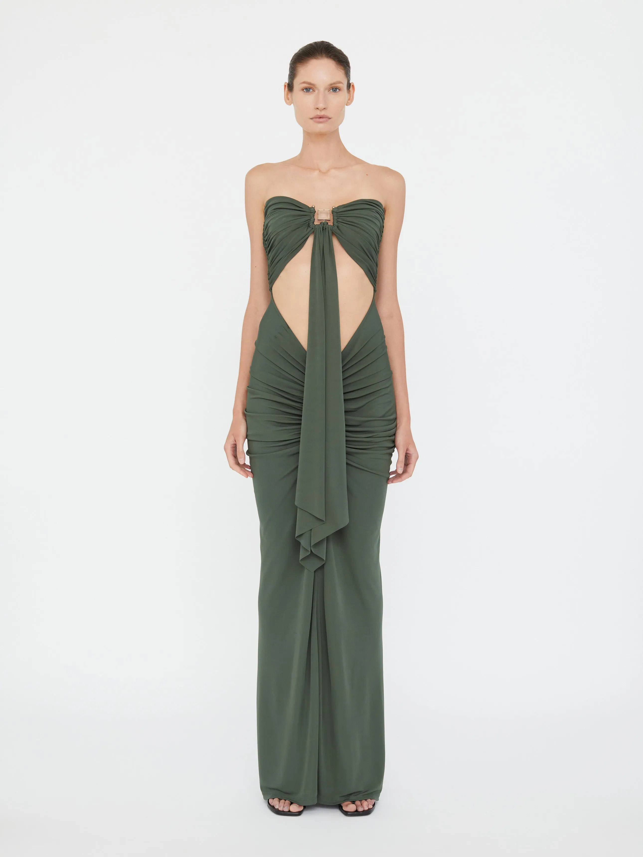 Bezel Quartz Disconnect Dress sold by Christopher Esber