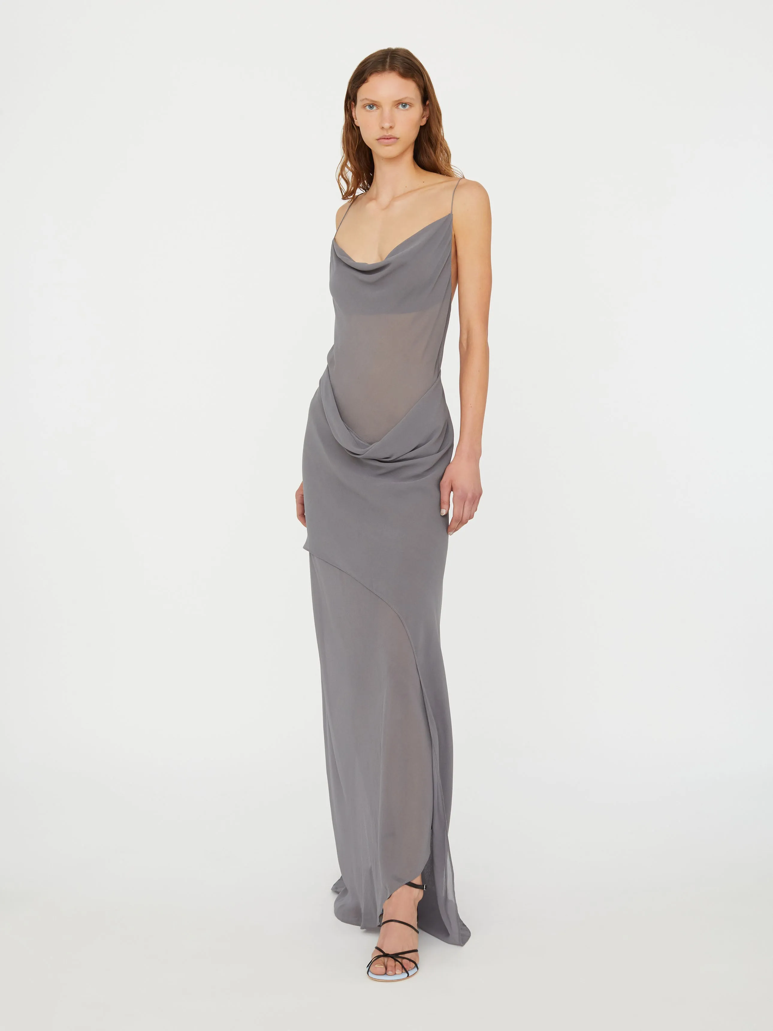 Cowl Hip Slip Dress sold by Christopher Esber product image thumbnail 4