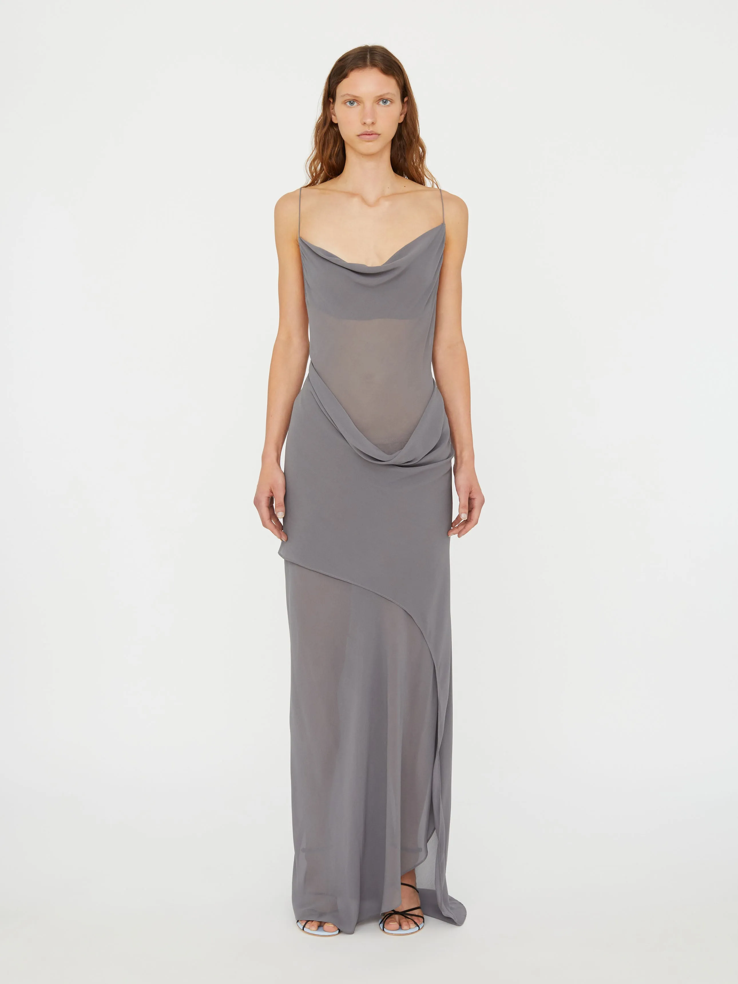 Cowl Hip Slip Dress sold by Christopher Esber