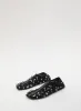 Frosted Beaded Mesh Flat sold by Christopher Esber