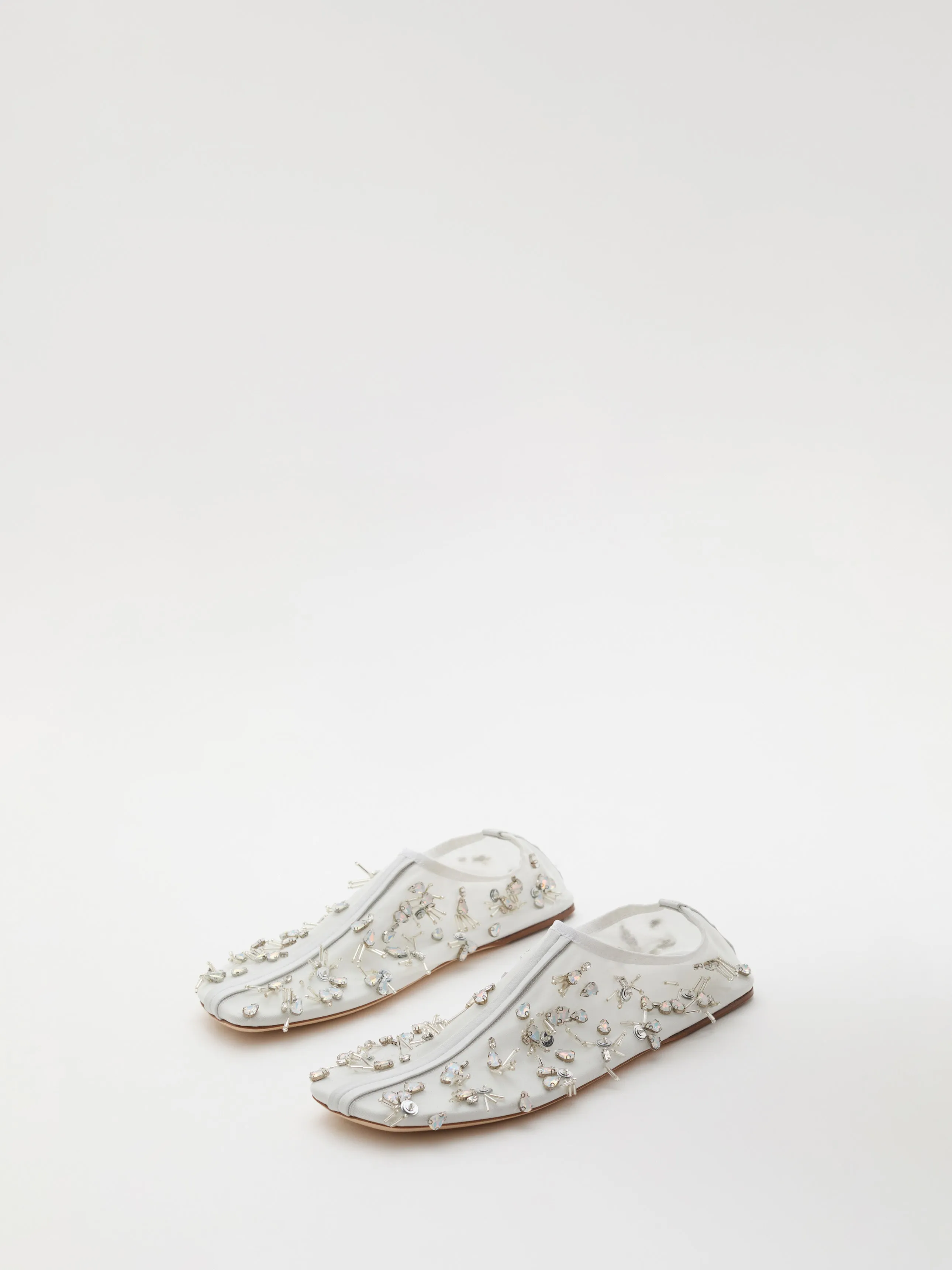 Frosted Beaded Mesh Flat sold by Christopher Esber product image thumbnail 2
