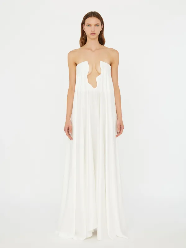 Textured Silk Salacia Strapless Gown sold by Christopher Esber