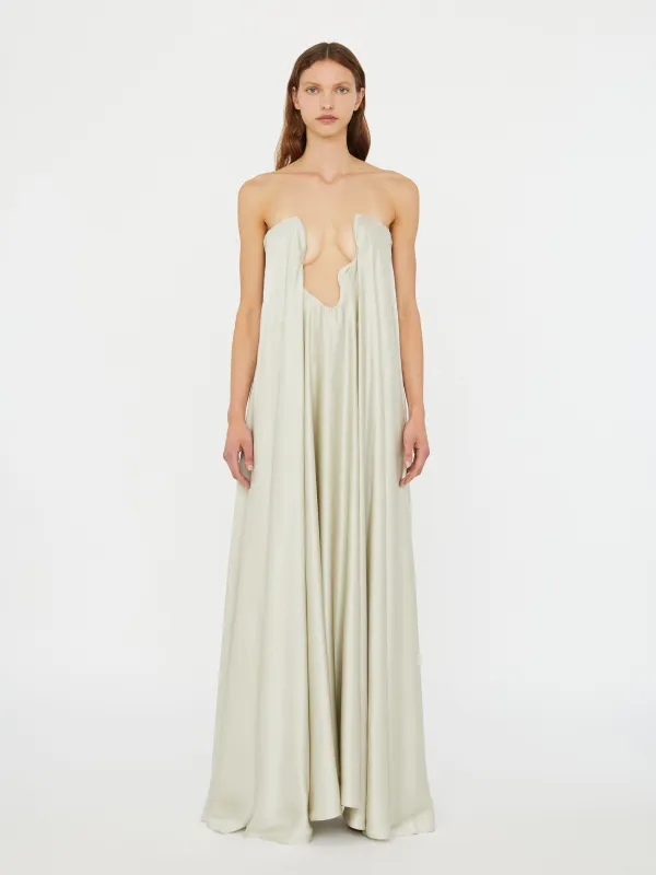 Textured Silk Salacia Strapless Gown sold by Christopher Esber