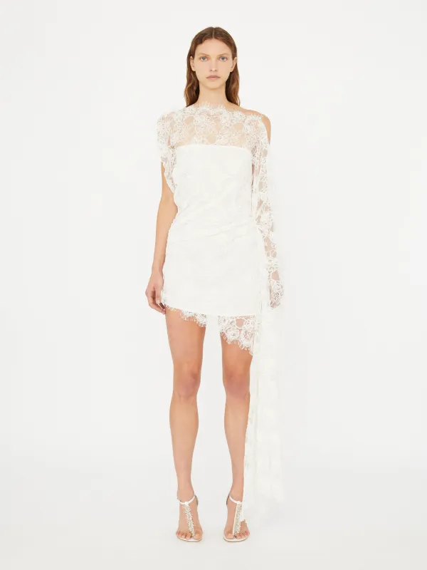 Floating Lace Mini Dress sold by Christopher Esber