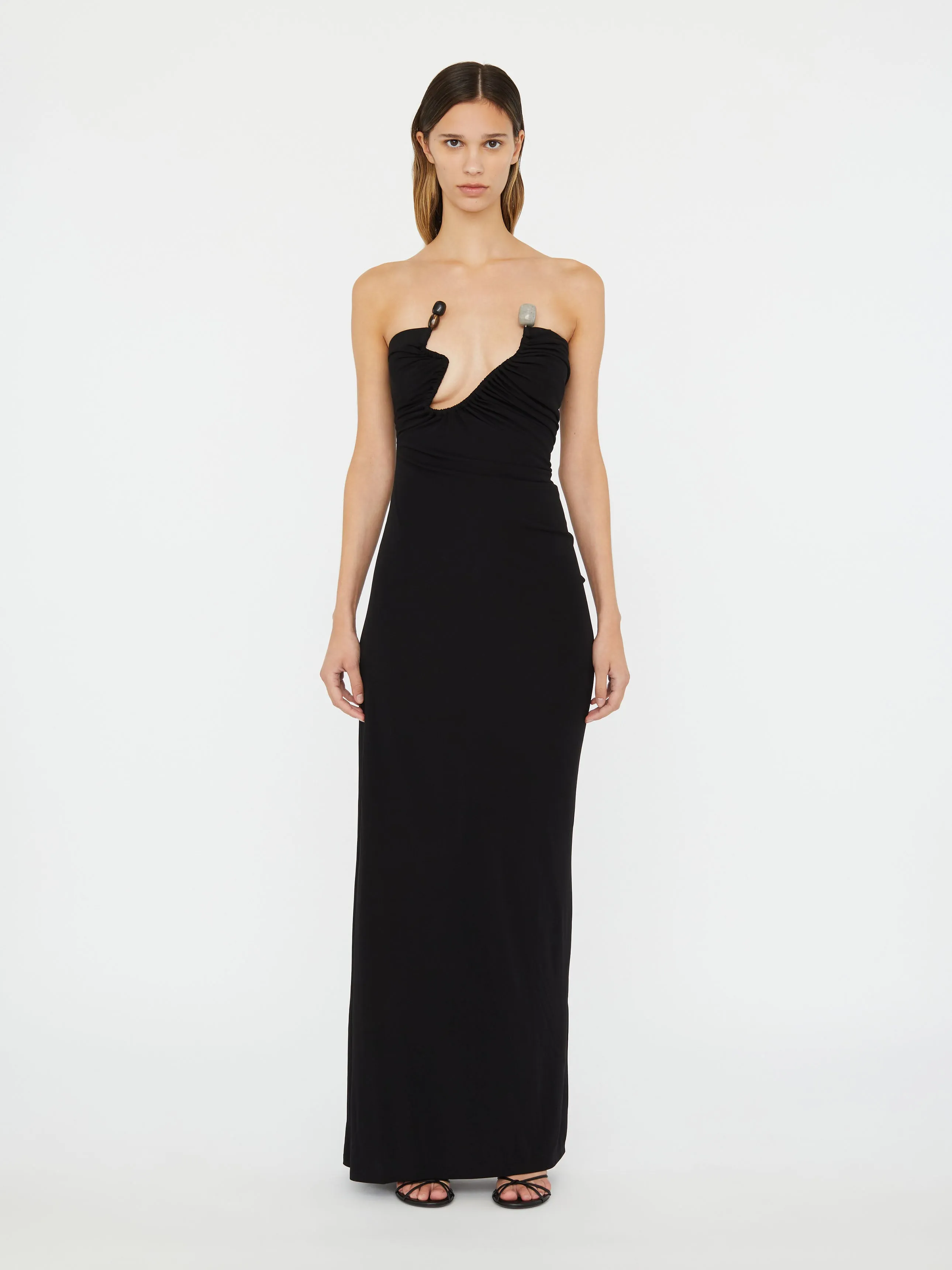Odessa Arced Strapless Gown sold by Christopher Esber