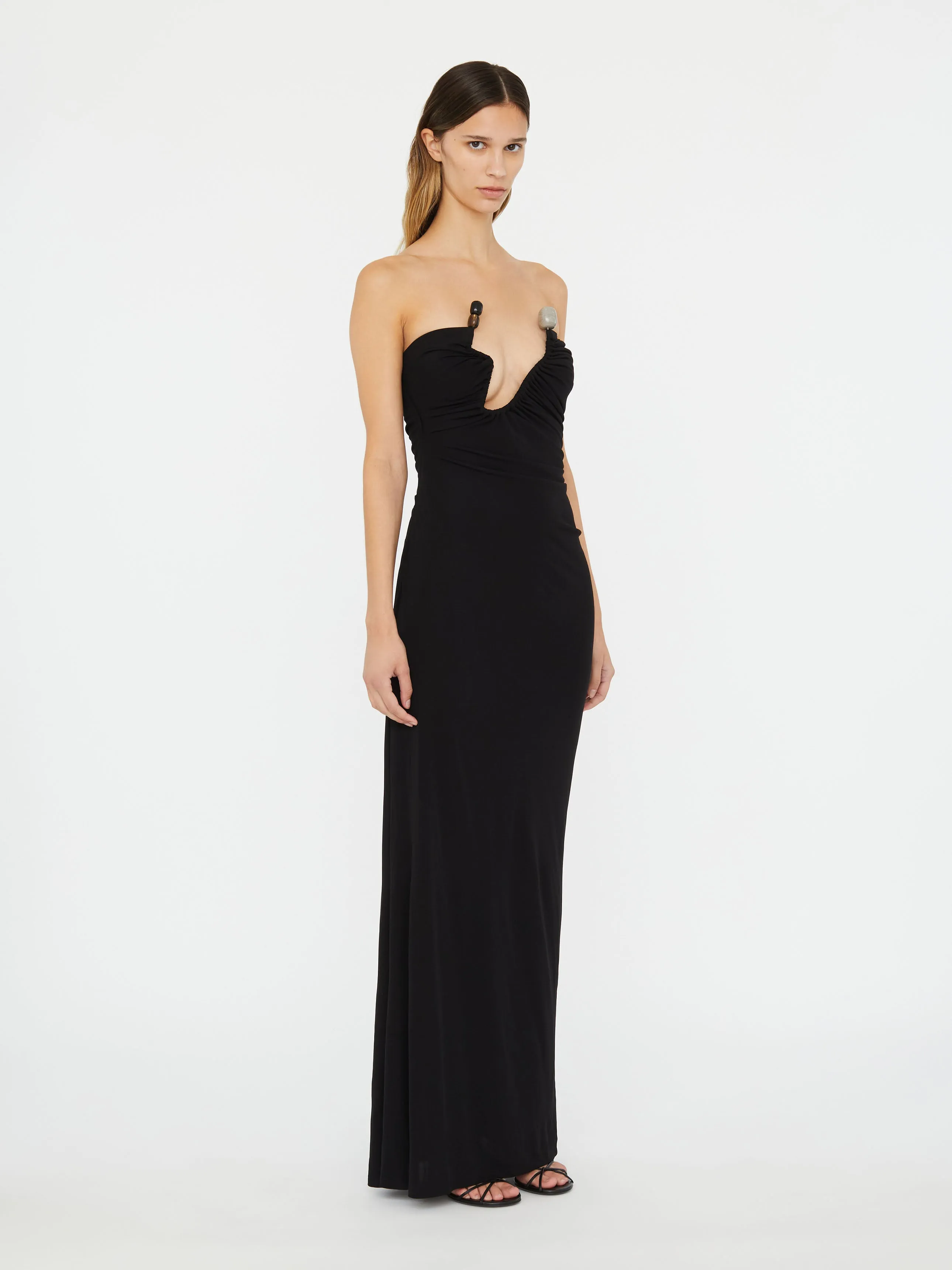 Odessa Arced Strapless Gown sold by Christopher Esber product image thumbnail 4
