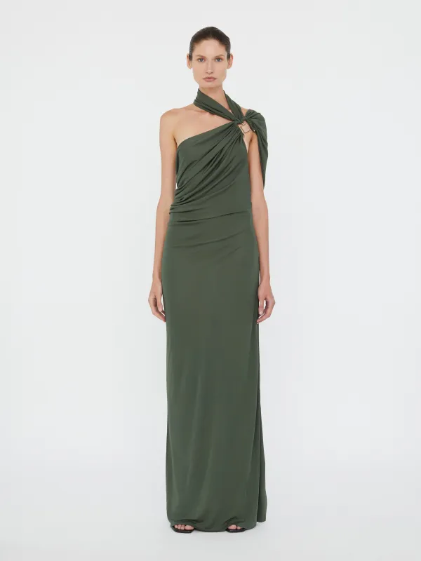 Bezel Quartz Halter Dress sold by Christopher Esber
