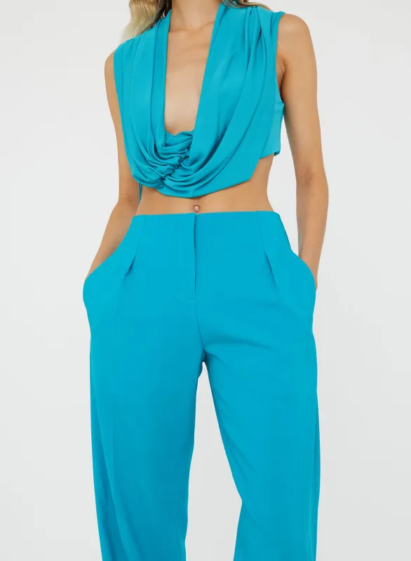 Interlock Jersey Drape Top sold by Christopher Esber