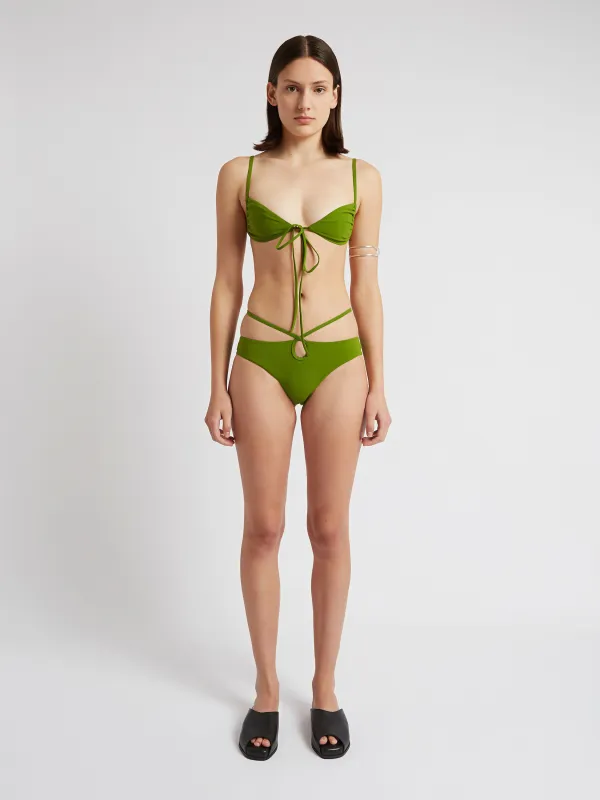 Looped Tie Bikini Brief sold by Christopher Esber