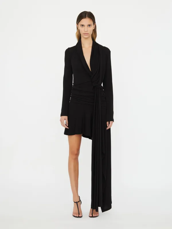 Interlock Jersey Drape Dress sold by Christopher Esber