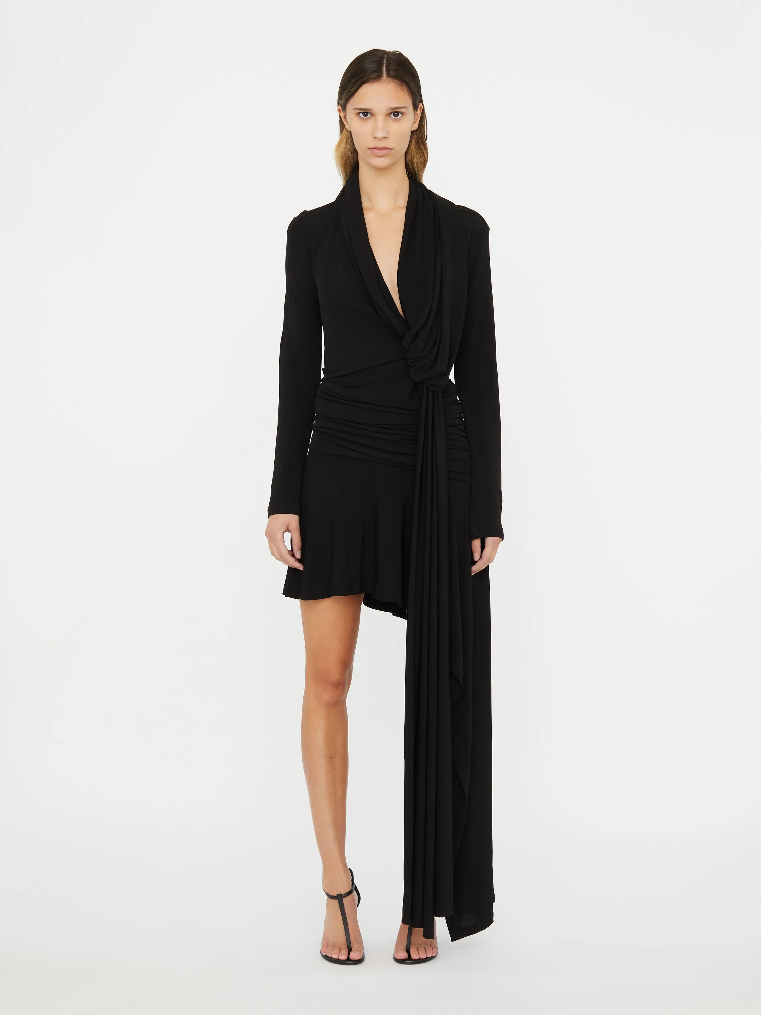Interlock Jersey Drape Dress sold by Christopher Esber