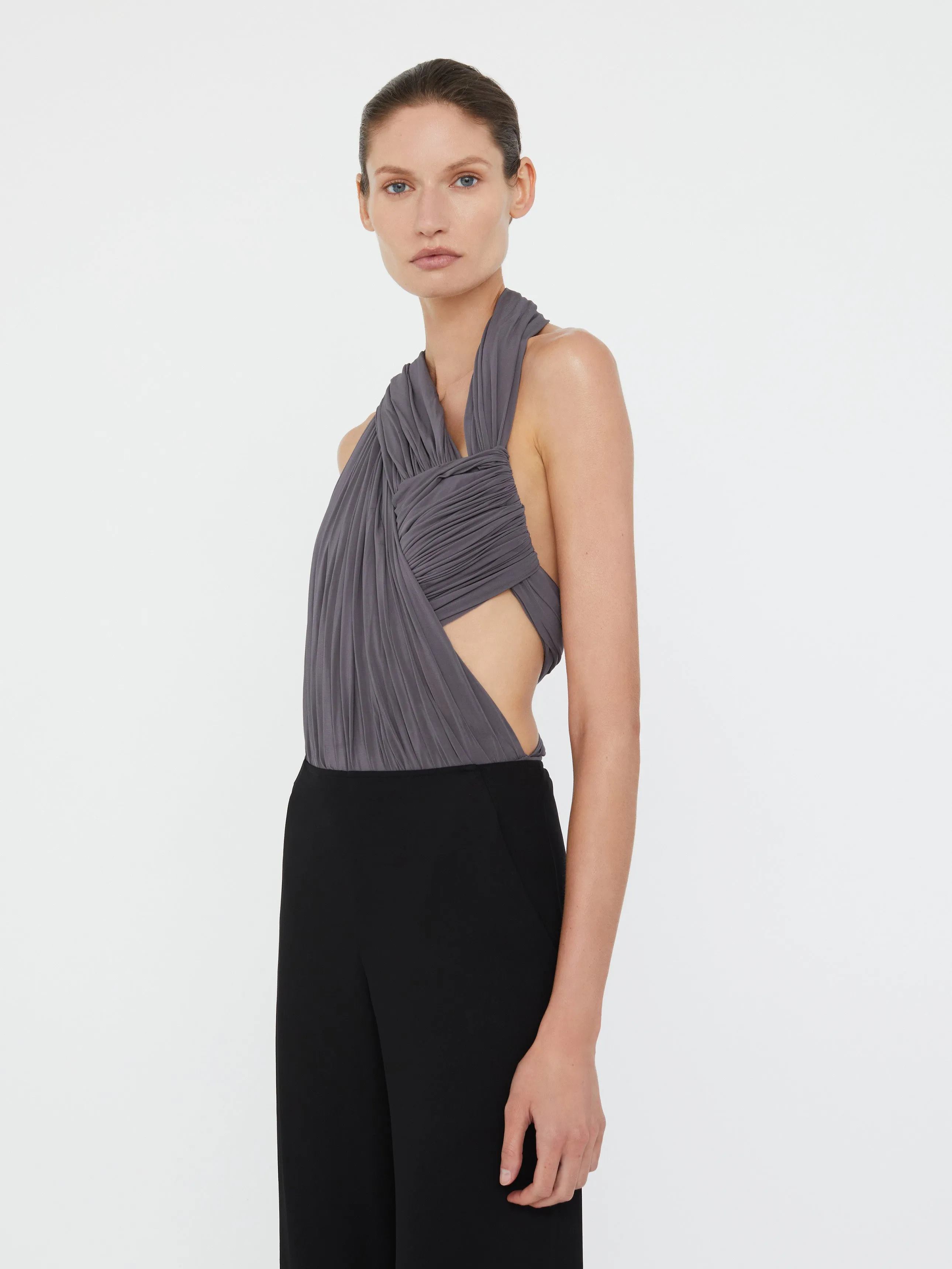 Swept Drape Bodysuit sold by Christopher Esber product image thumbnail 4