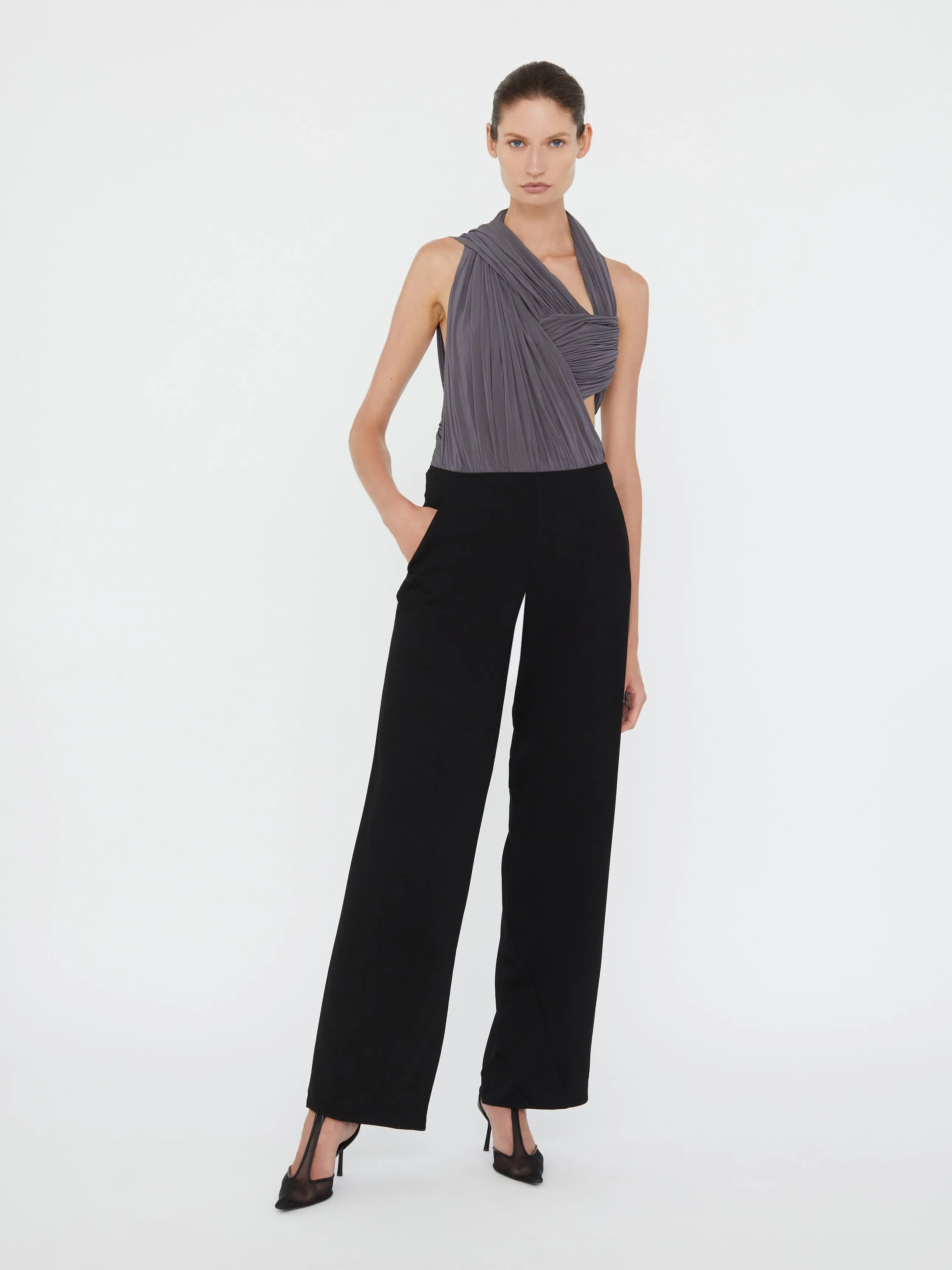 Swept Drape Bodysuit sold by Christopher Esber product image thumbnail 5