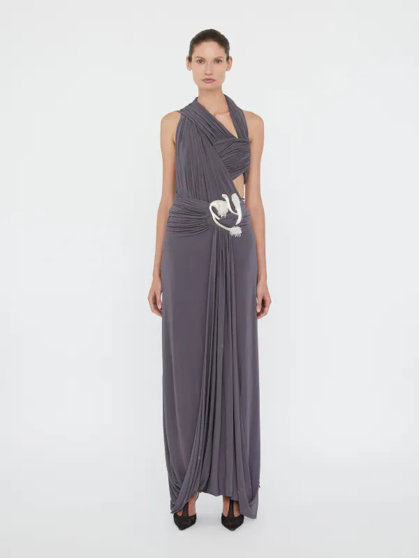 Sculptured Loop Drape Skirt sold by Christopher Esber