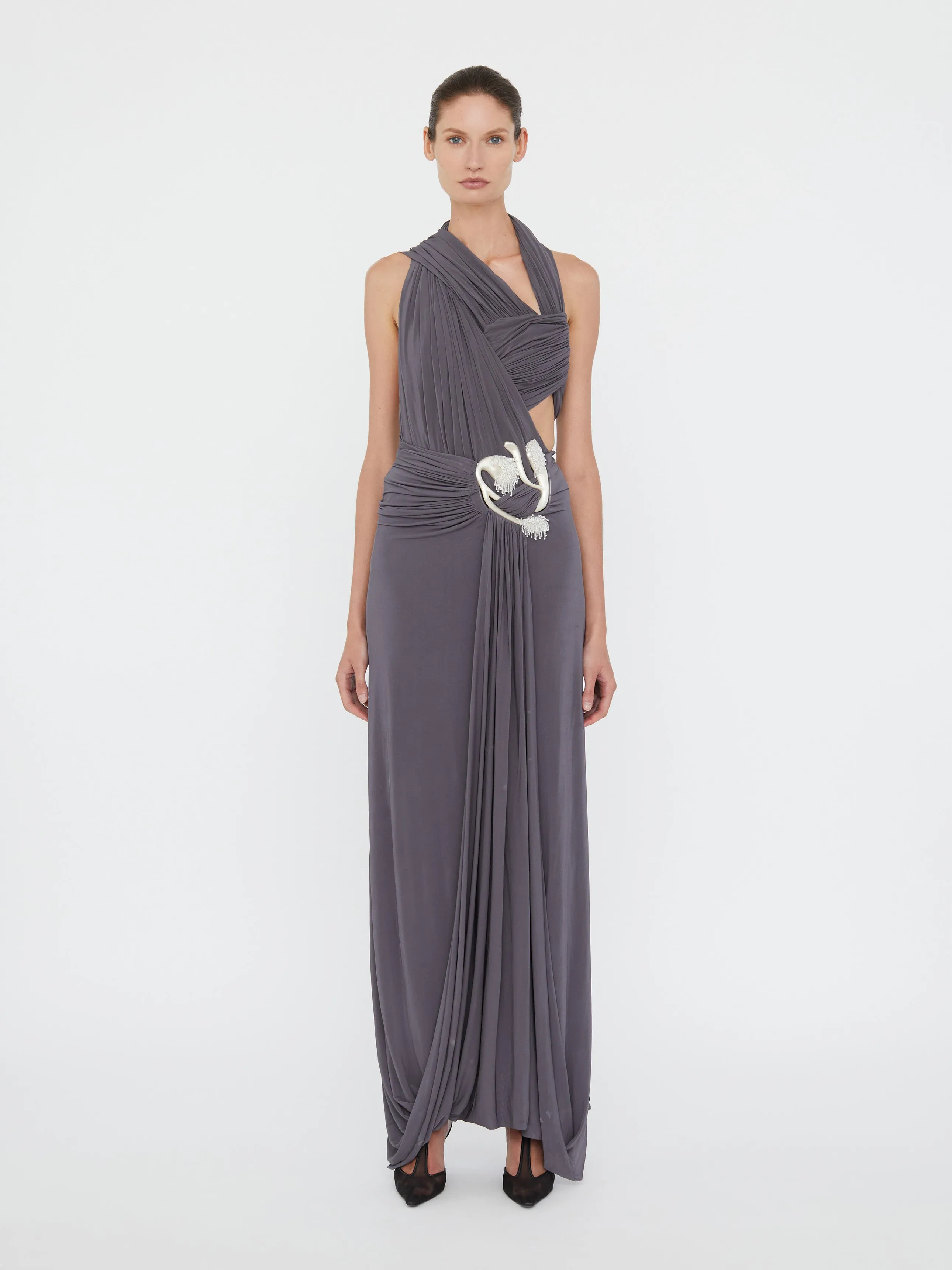 Sculptured Loop Drape Skirt sold by Christopher Esber