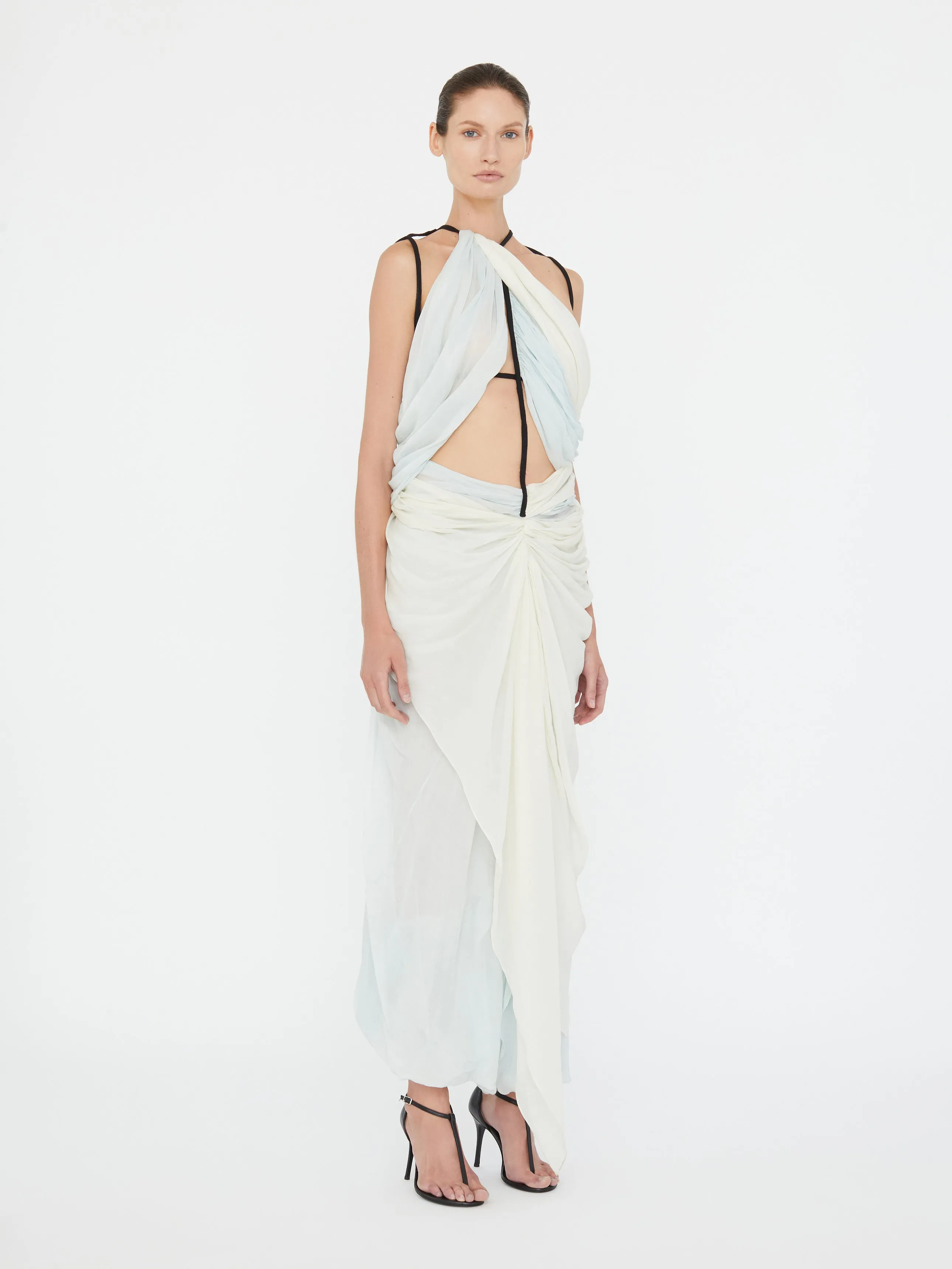 Latticed Lace Drape Torrent Dress sold by Christopher Esber product image thumbnail 2