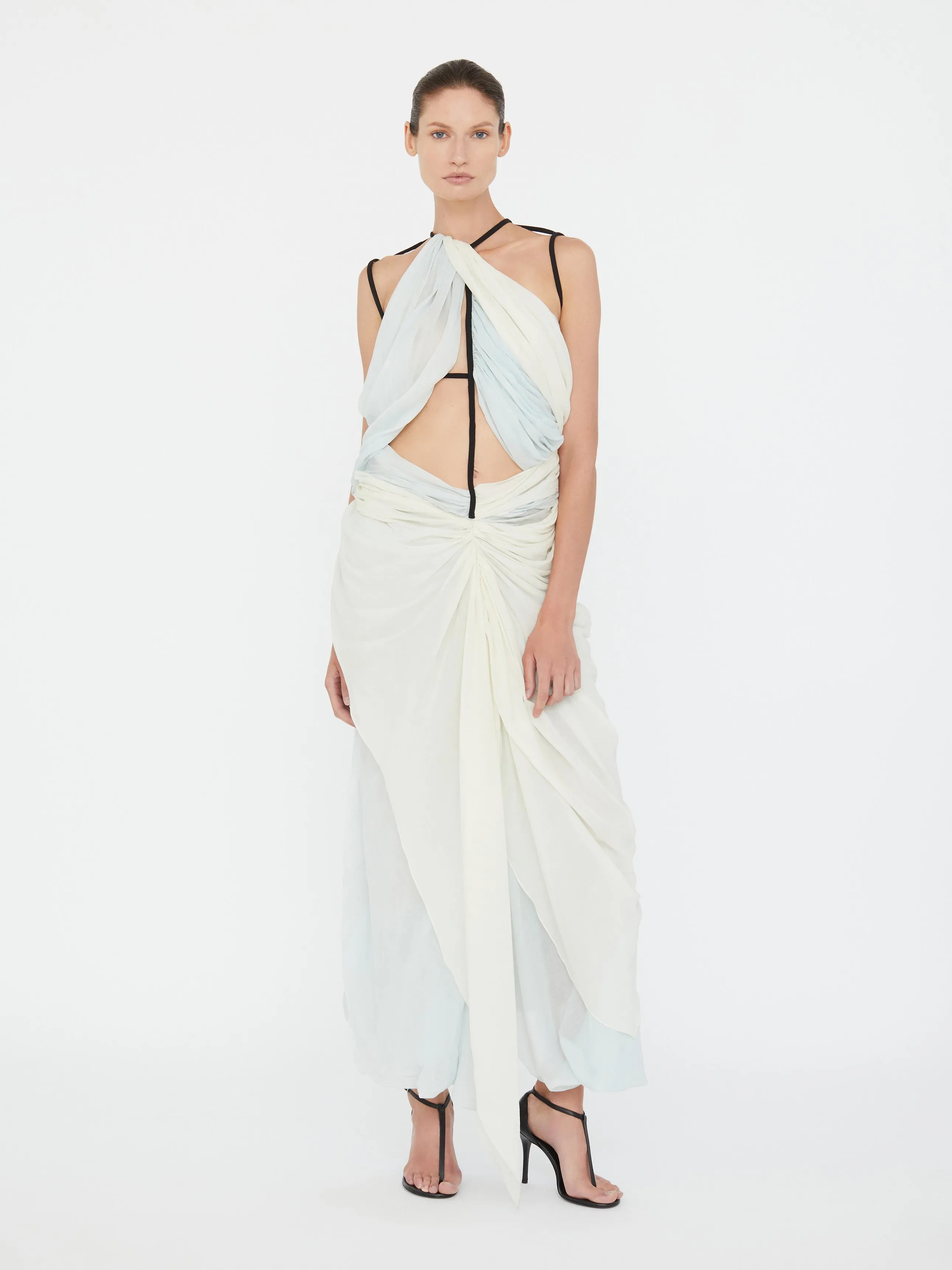 Latticed Lace Drape Torrent Dress sold by Christopher Esber product image thumbnail 5