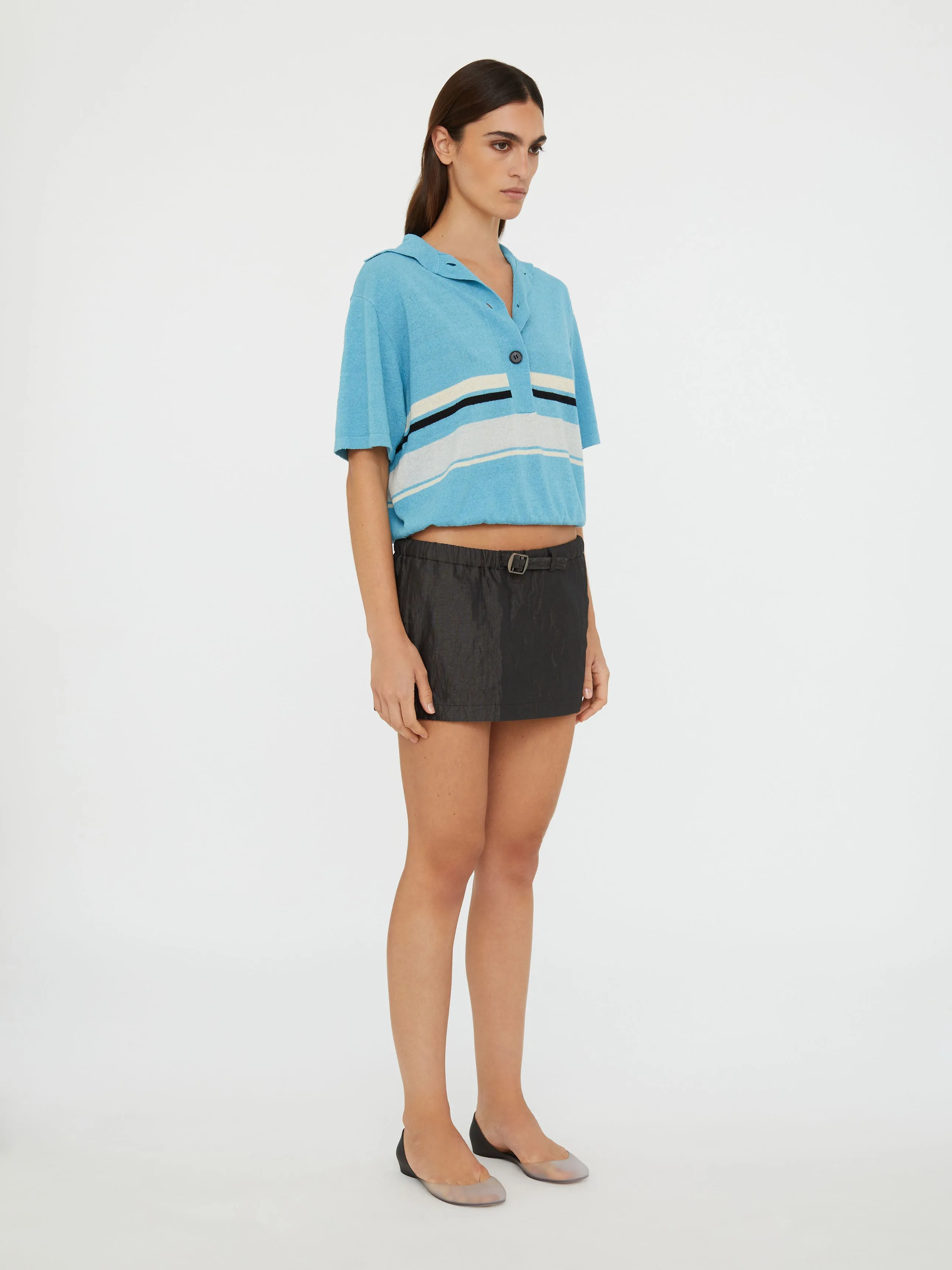 Crushed Belted Mini Skirt sold by Christopher Esber product image thumbnail 2