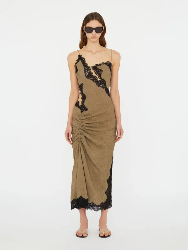 Crimped Lace Cami Dress sold by Christopher Esber