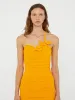Venus Looped Cami Gather Dress sold by Christopher Esber