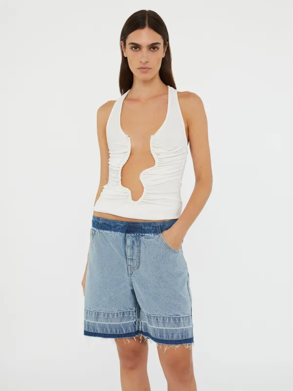 Salacia Ruched Tank sold by Christopher Esber