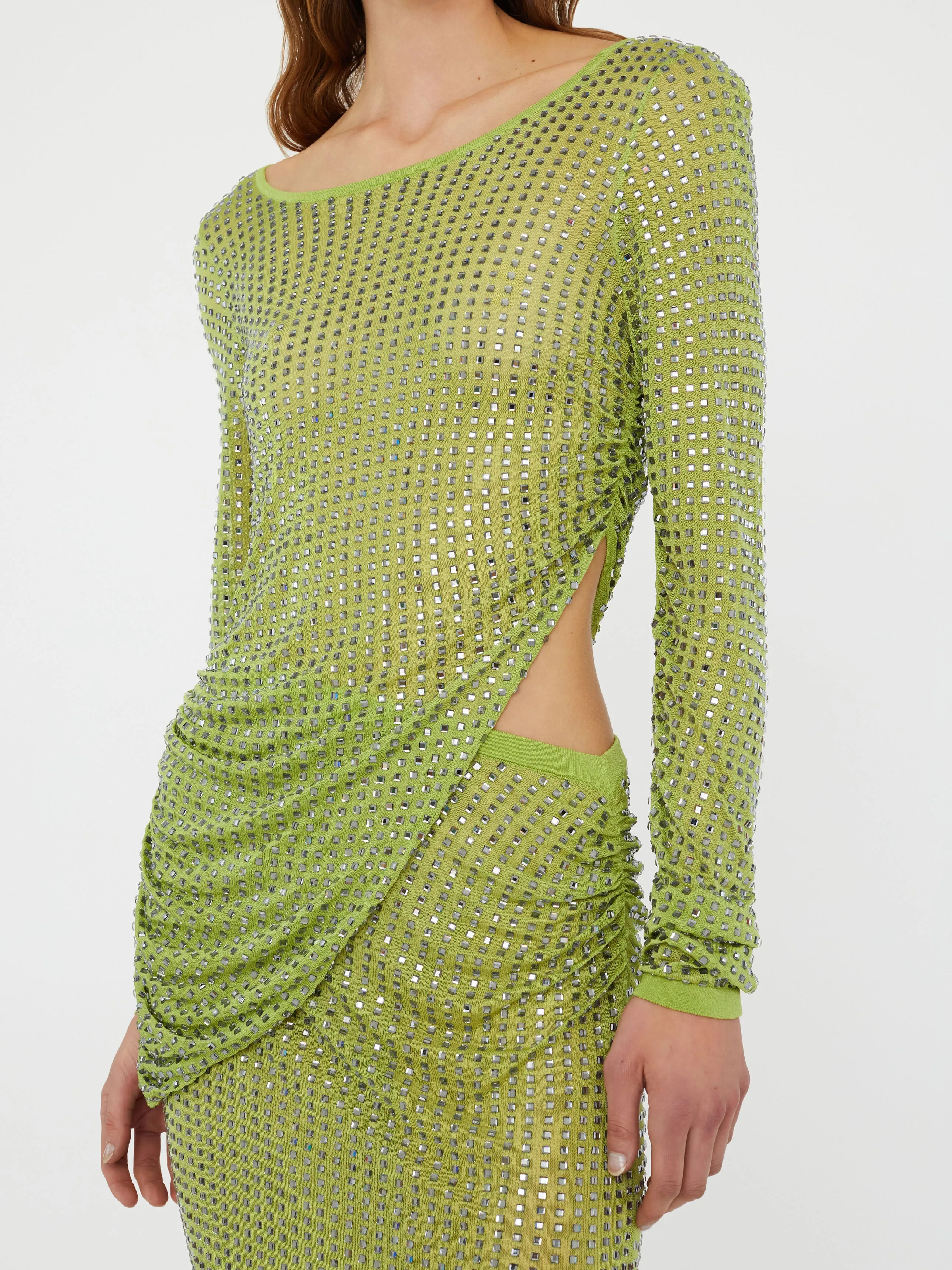 Cirrus Cutaway Long Sleeve Midi Dress sold by Christopher Esber product image thumbnail 3