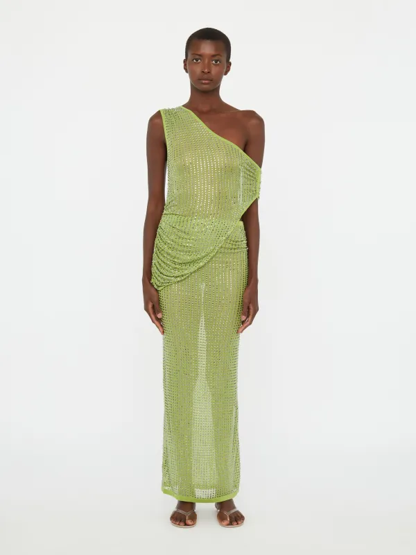 Cirrus Cutaway Shoulder Dress sold by Christopher Esber