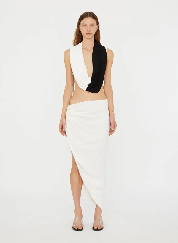 Crescent Gather Skirt sold by Christopher Esber