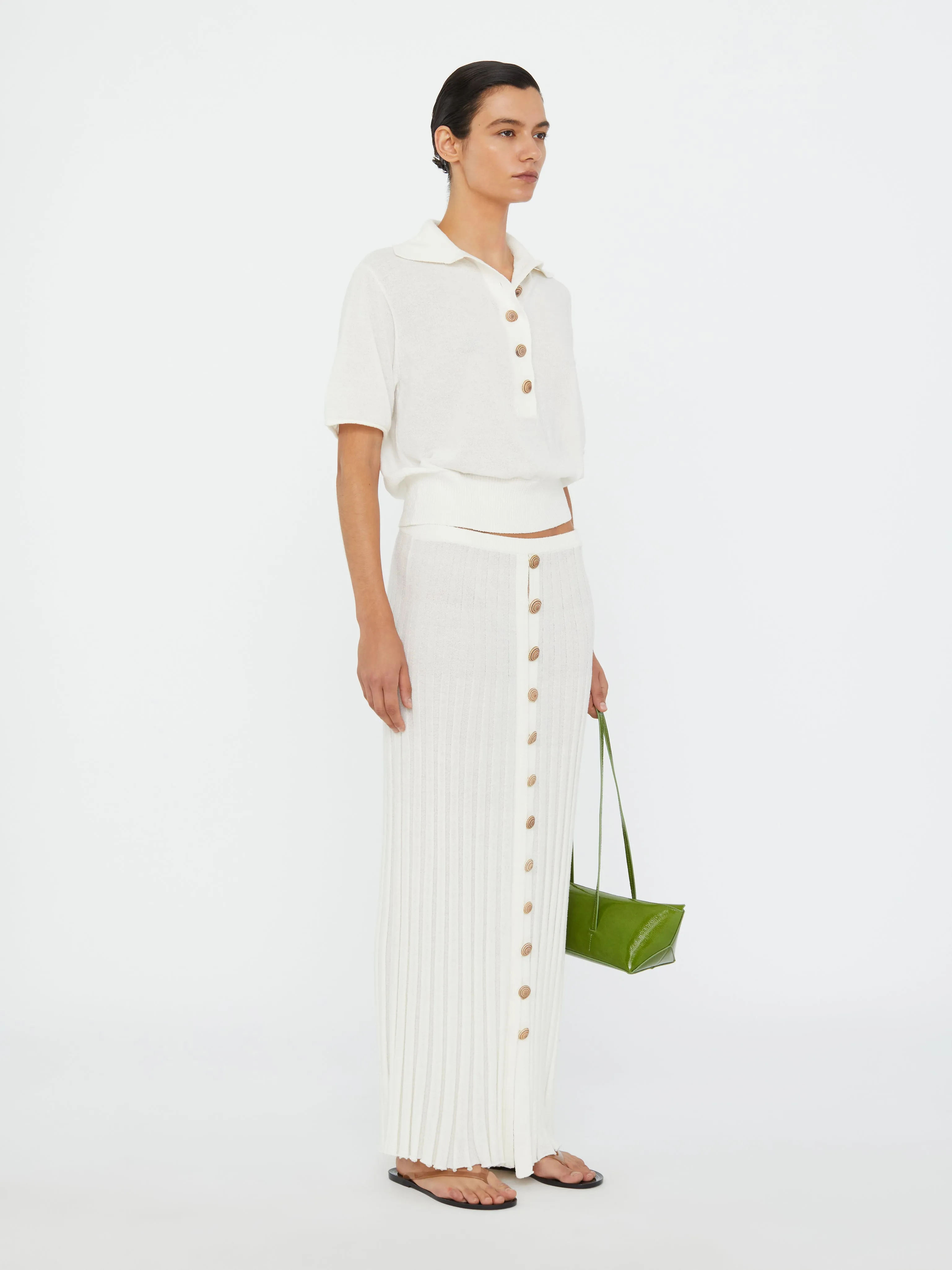 Sundial Shell Knit Polo sold by Christopher Esber product image thumbnail 3