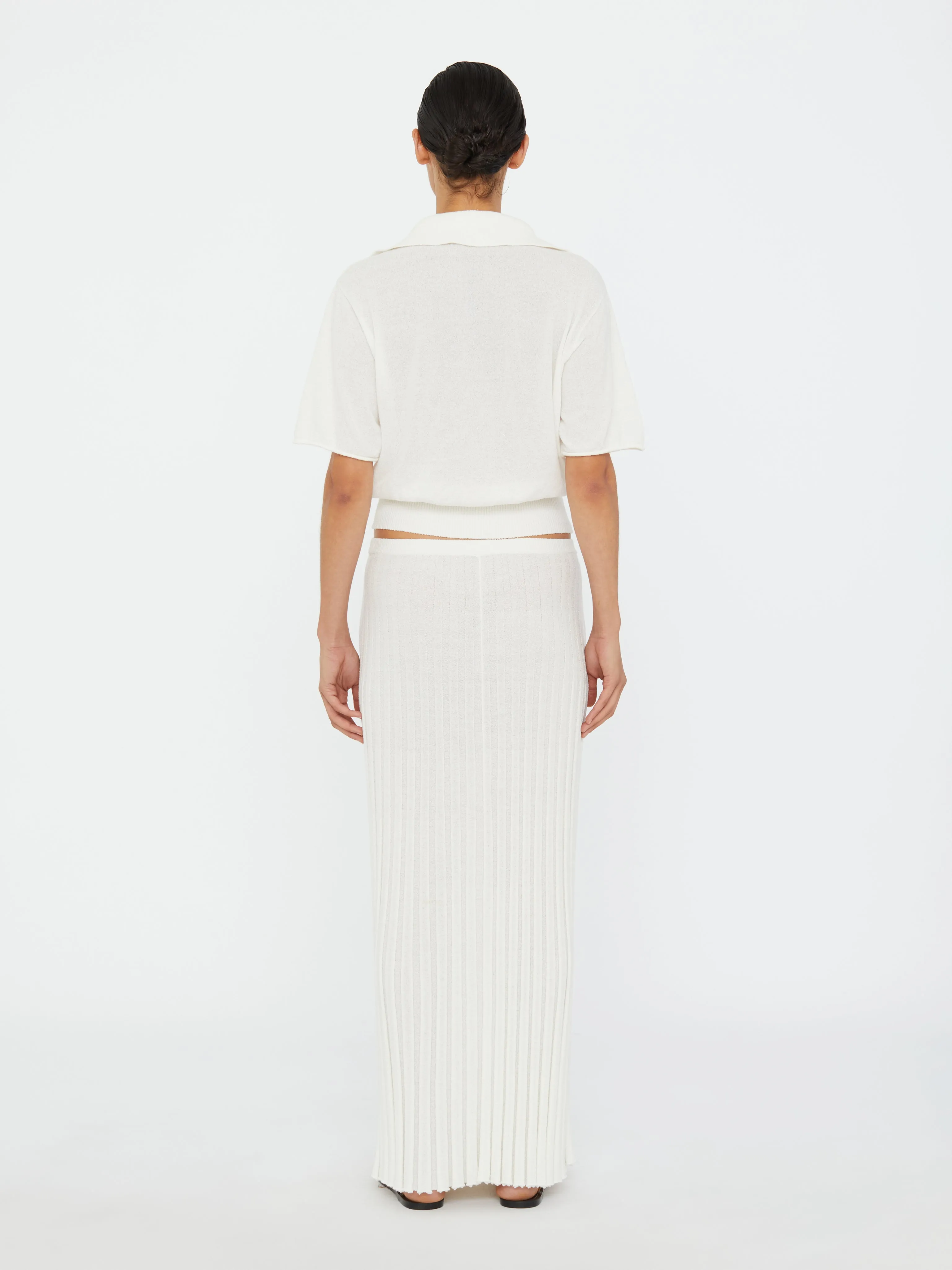 Sundial Shell Knit Polo sold by Christopher Esber product image thumbnail 4