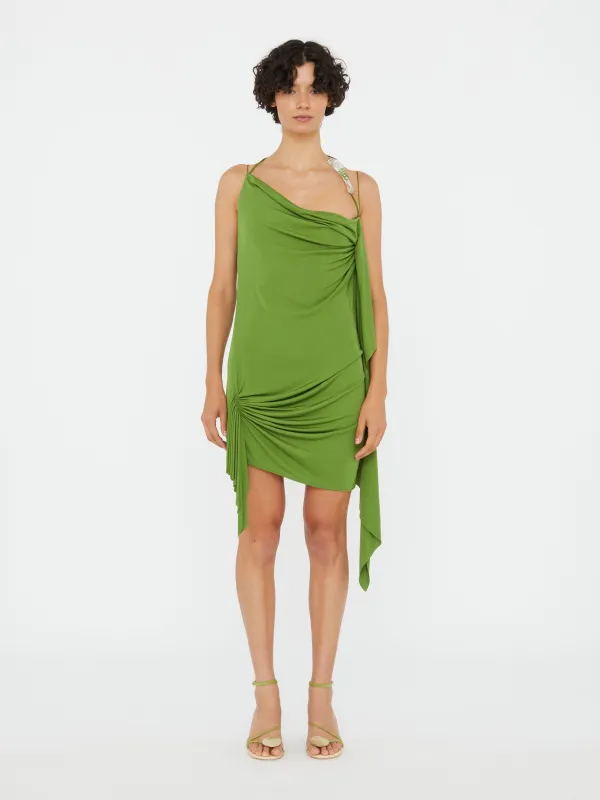 Encased Nature Cascade Mini Dress sold by Christopher Esber