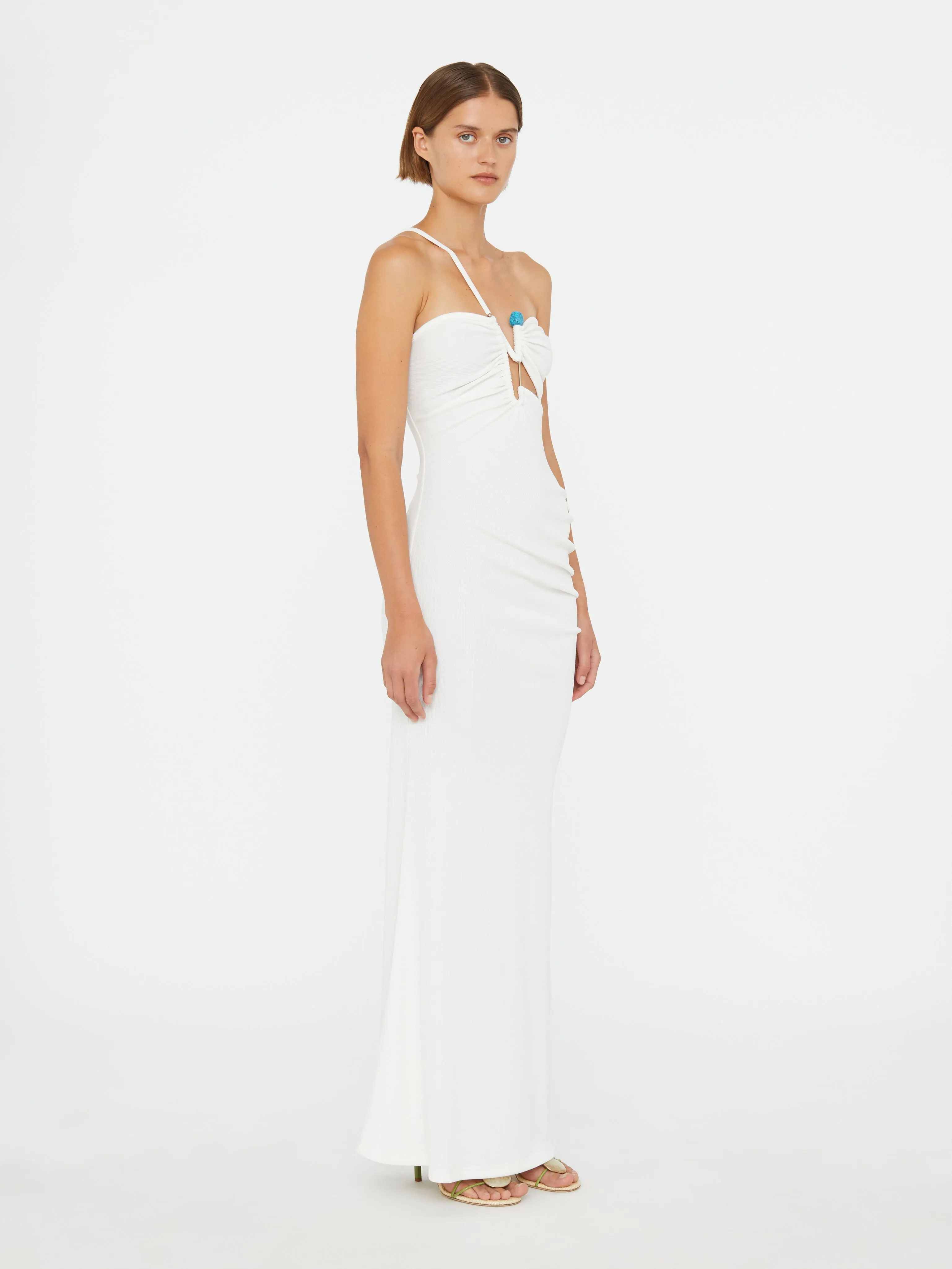 Crystal Pin Cutaway Cami Dress sold by Christopher Esber product image thumbnail 2
