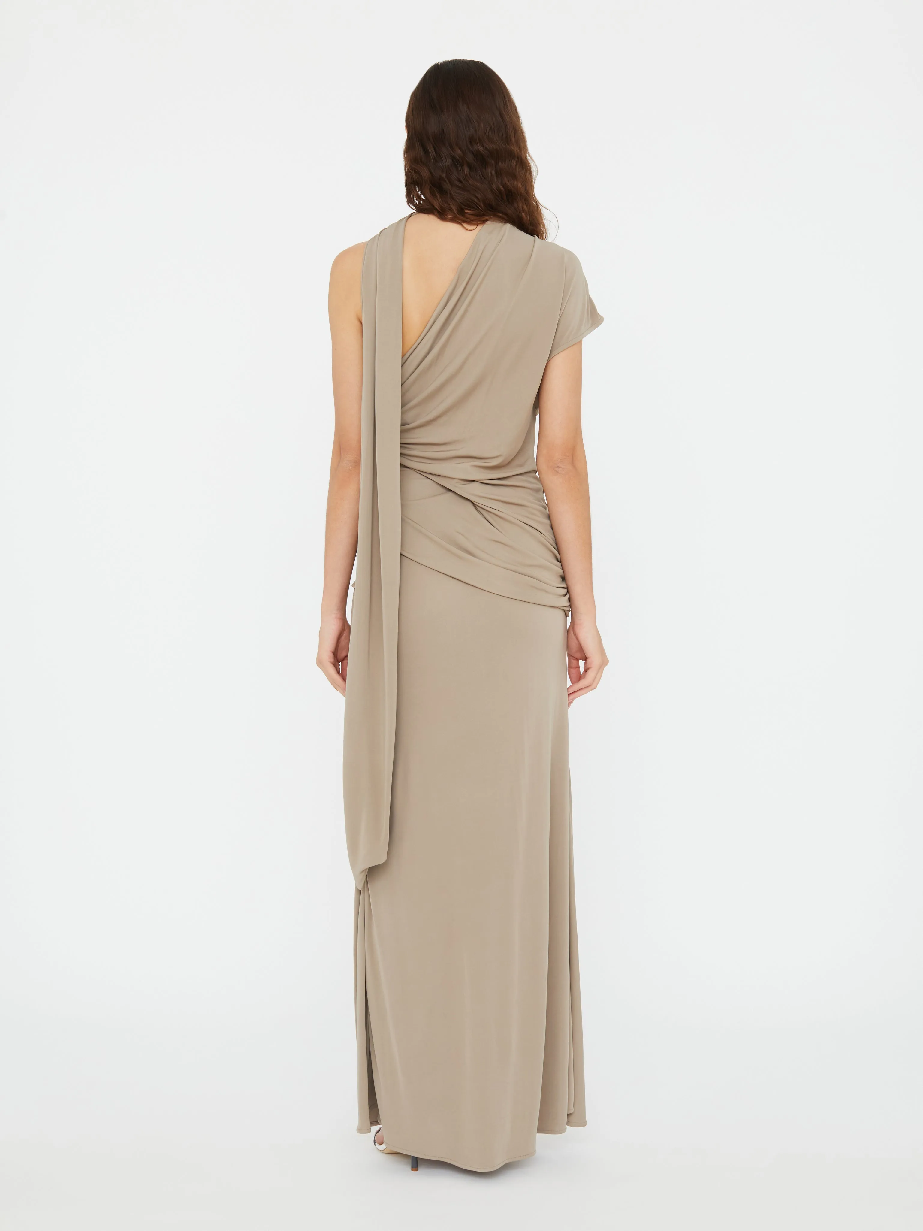 Aiba Draped Jersey Skirt sold by Christopher Esber product image thumbnail 4