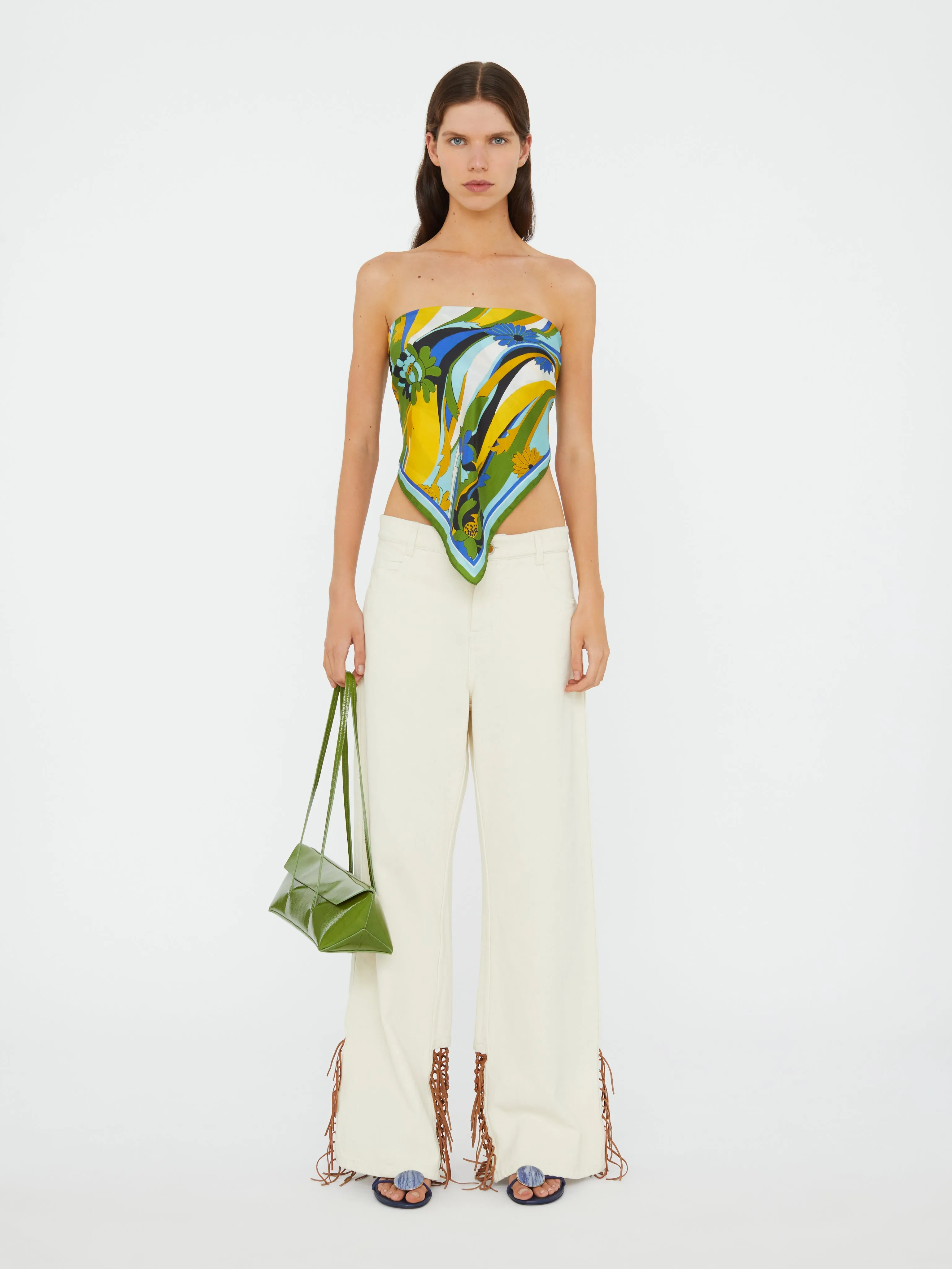 Acidic Floral Silk Scarf sold by Christopher Esber product image thumbnail 2