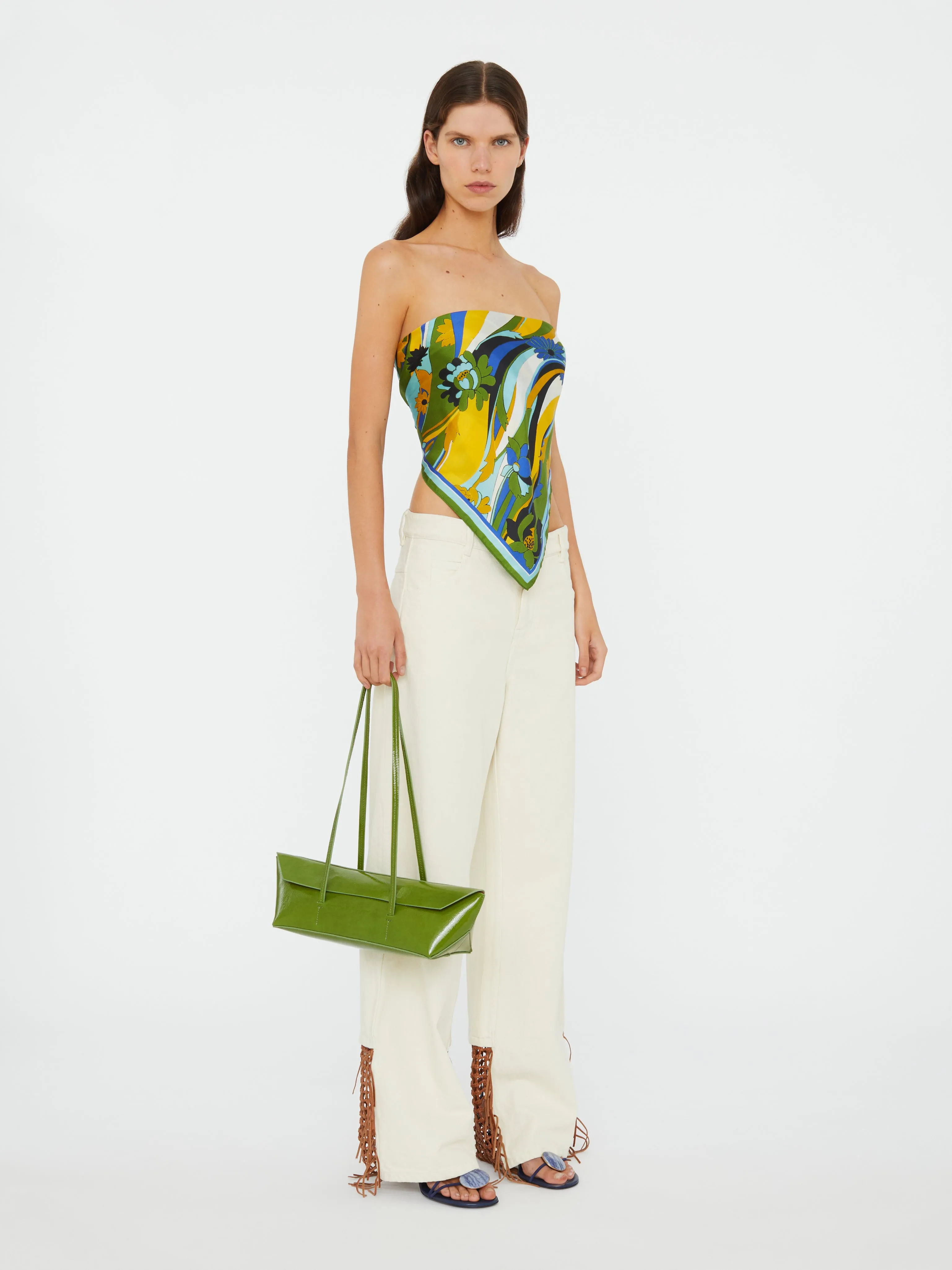 Acidic Floral Silk Scarf sold by Christopher Esber product image thumbnail 3