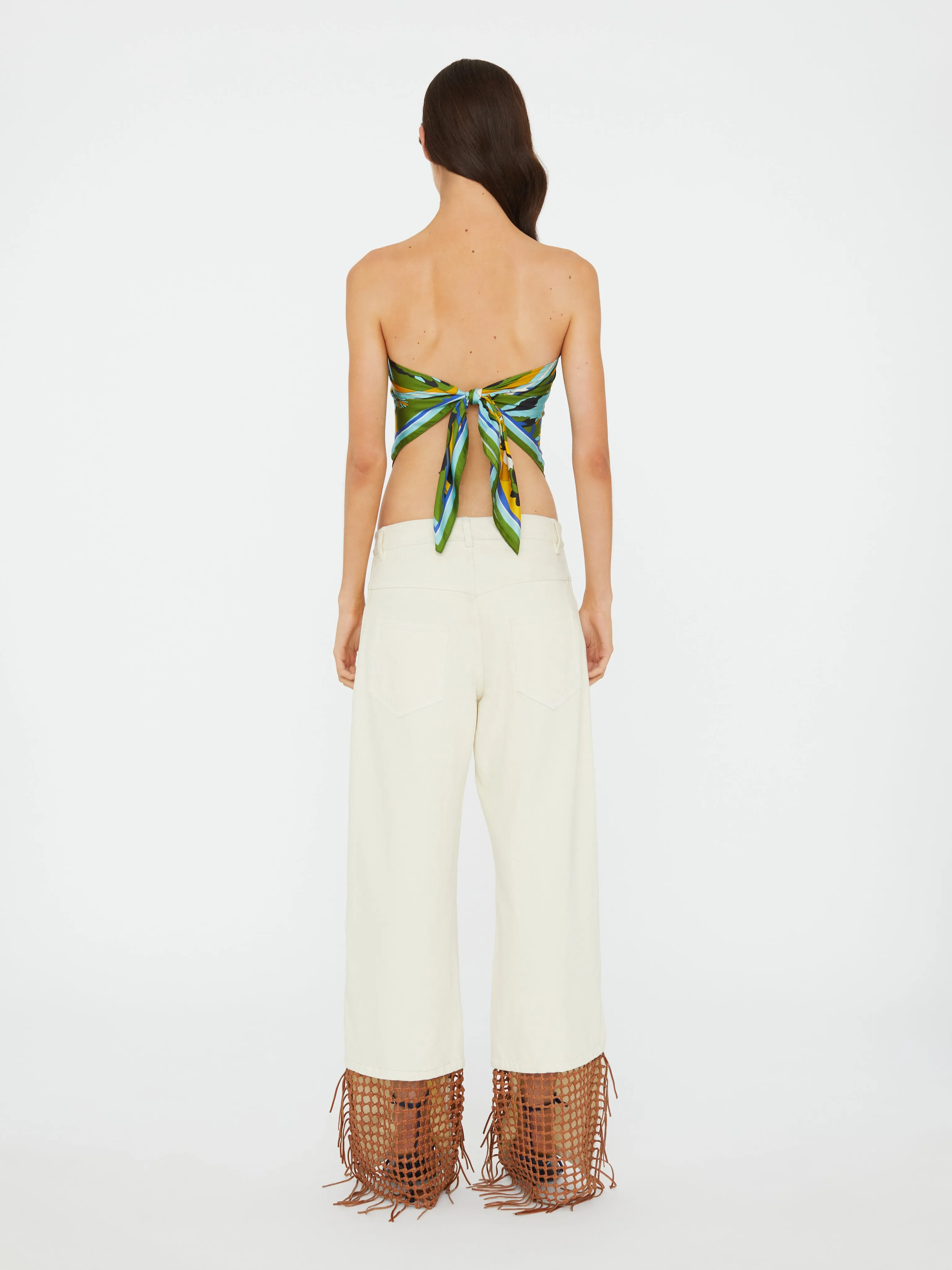 Acidic Floral Silk Scarf sold by Christopher Esber product image thumbnail 4