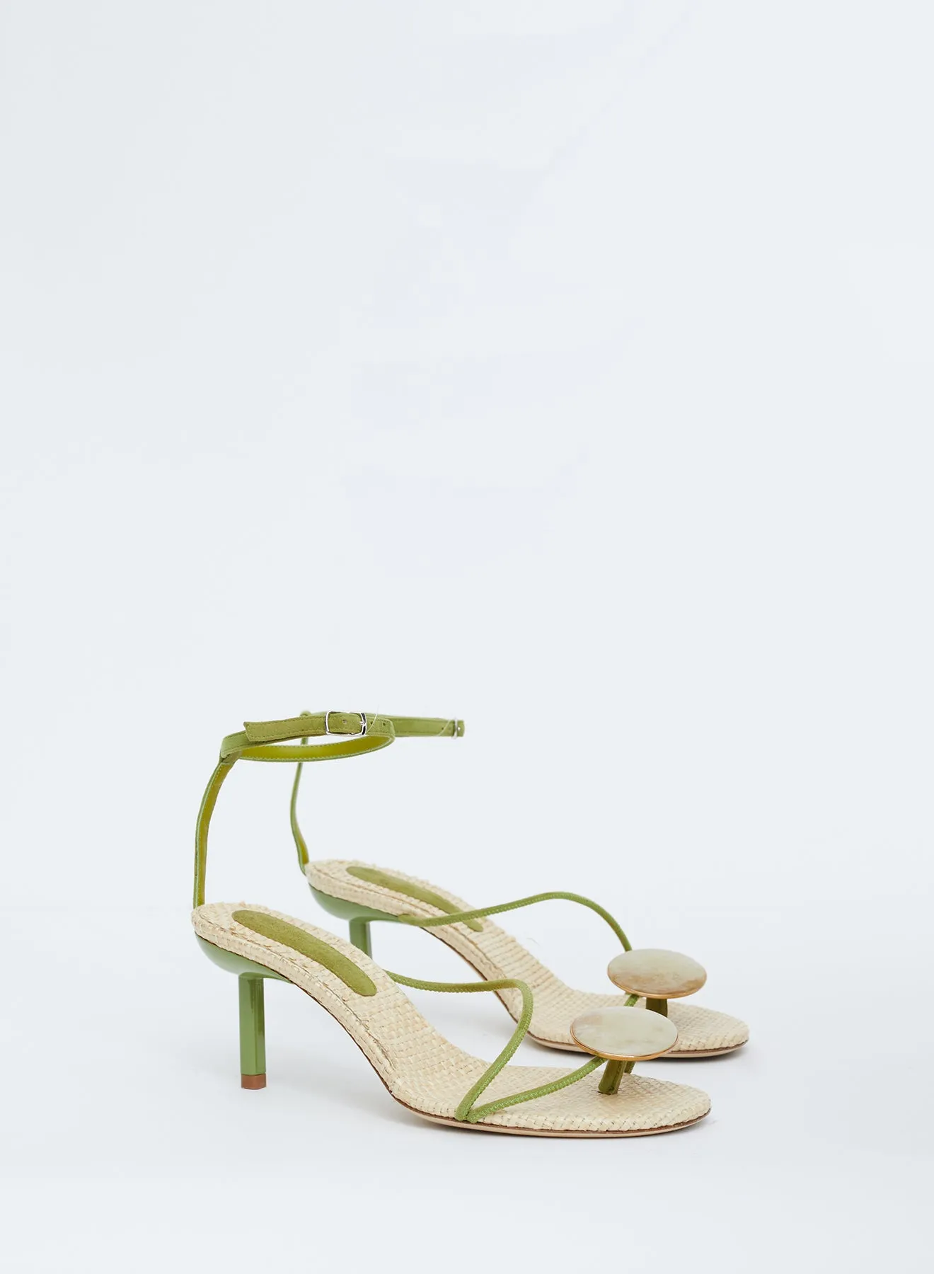 Doma Stoned Raffia Heel sold by Christopher Esber product image thumbnail 2