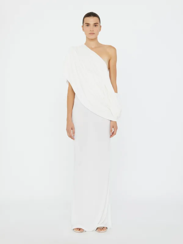 Aiba Draped Jersey Tee Dress sold by Christopher Esber